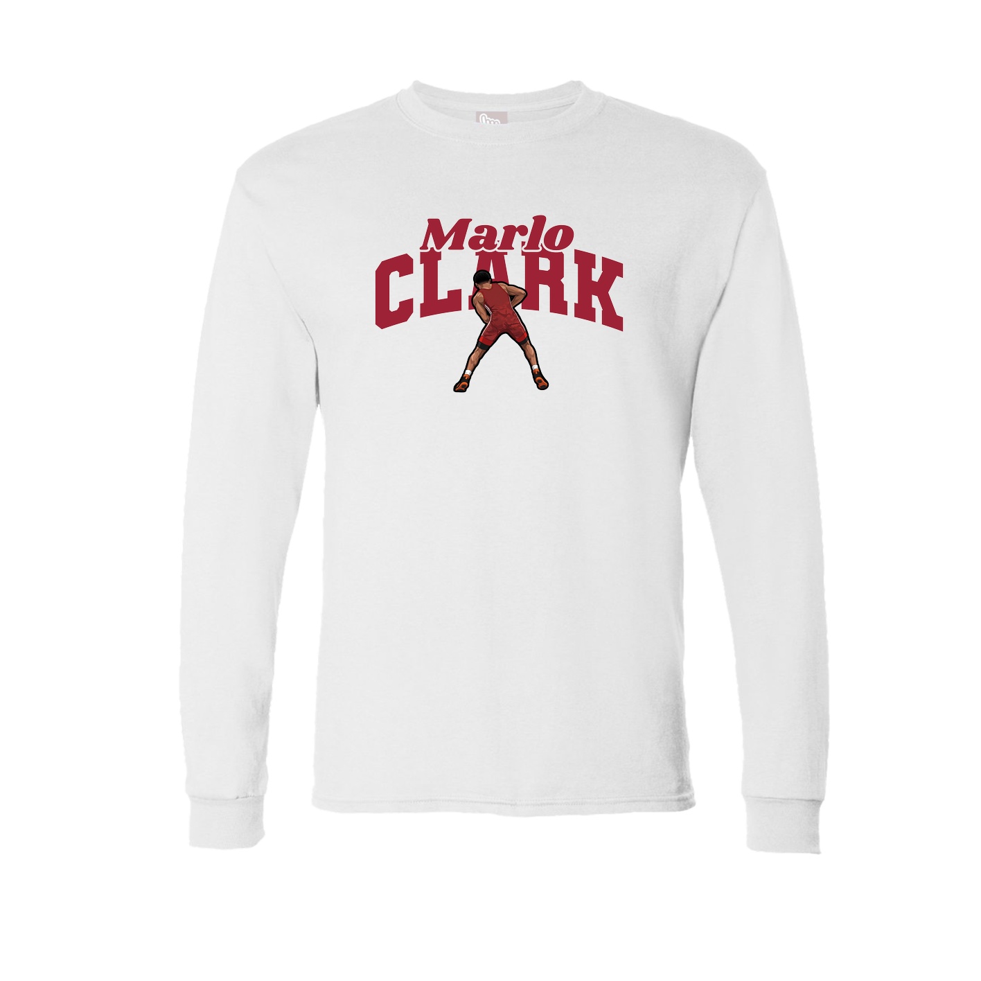 Long Sleeve Tee — Signature Arch in White