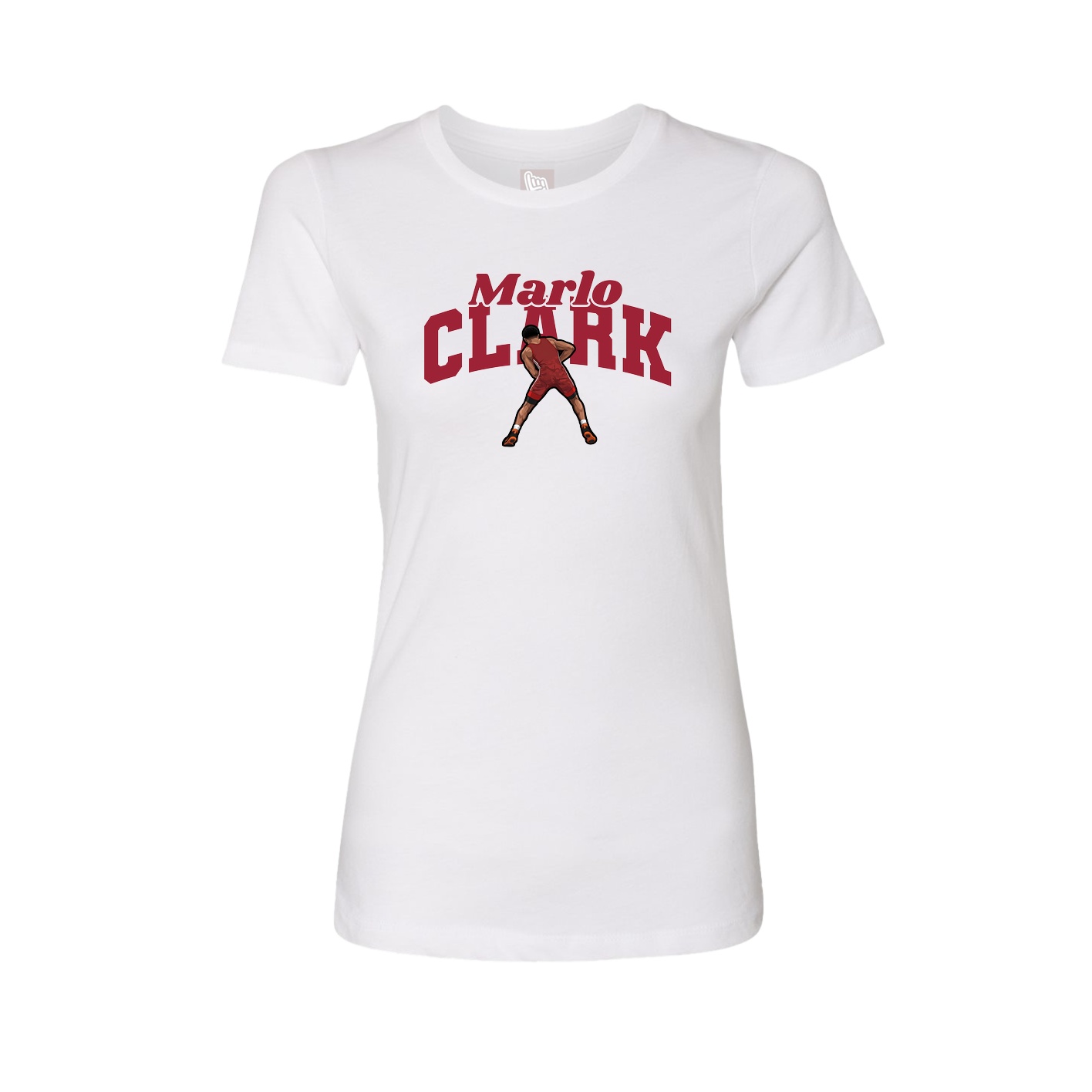 Womens Tee — Signature Arch in White