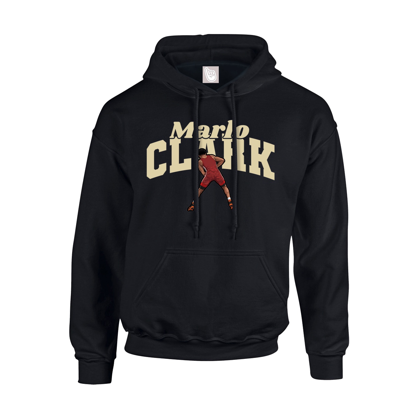 Hoodie — Signature Arch in Black