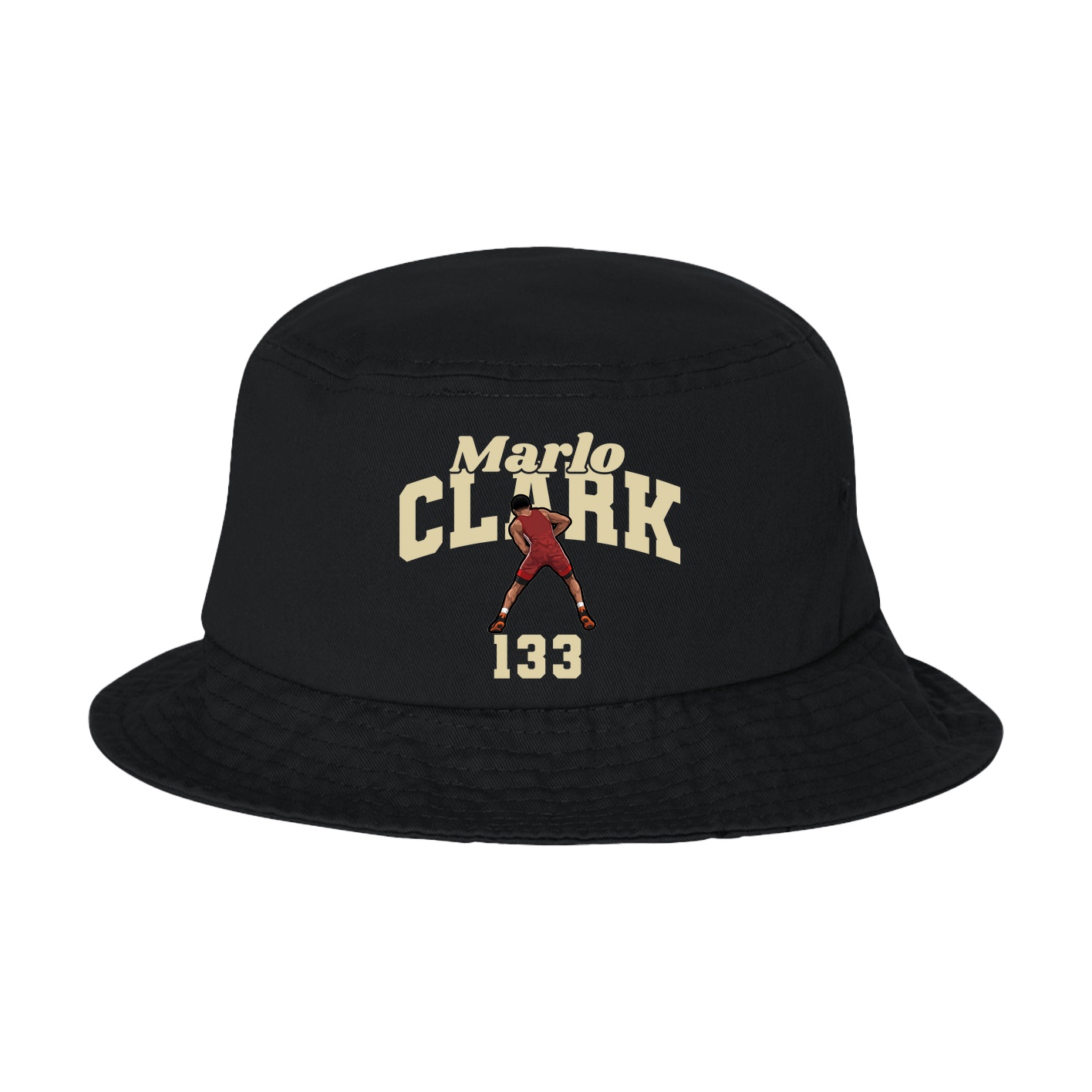 Bucket Cap — Signature Arch in Black