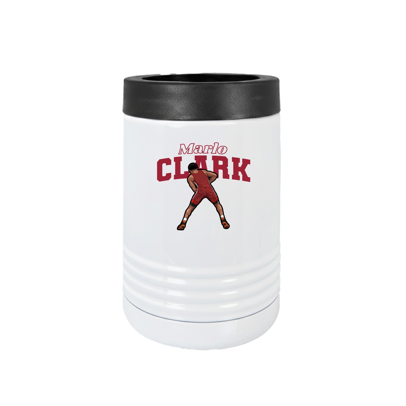 Beverage Holder — Name Arch in White