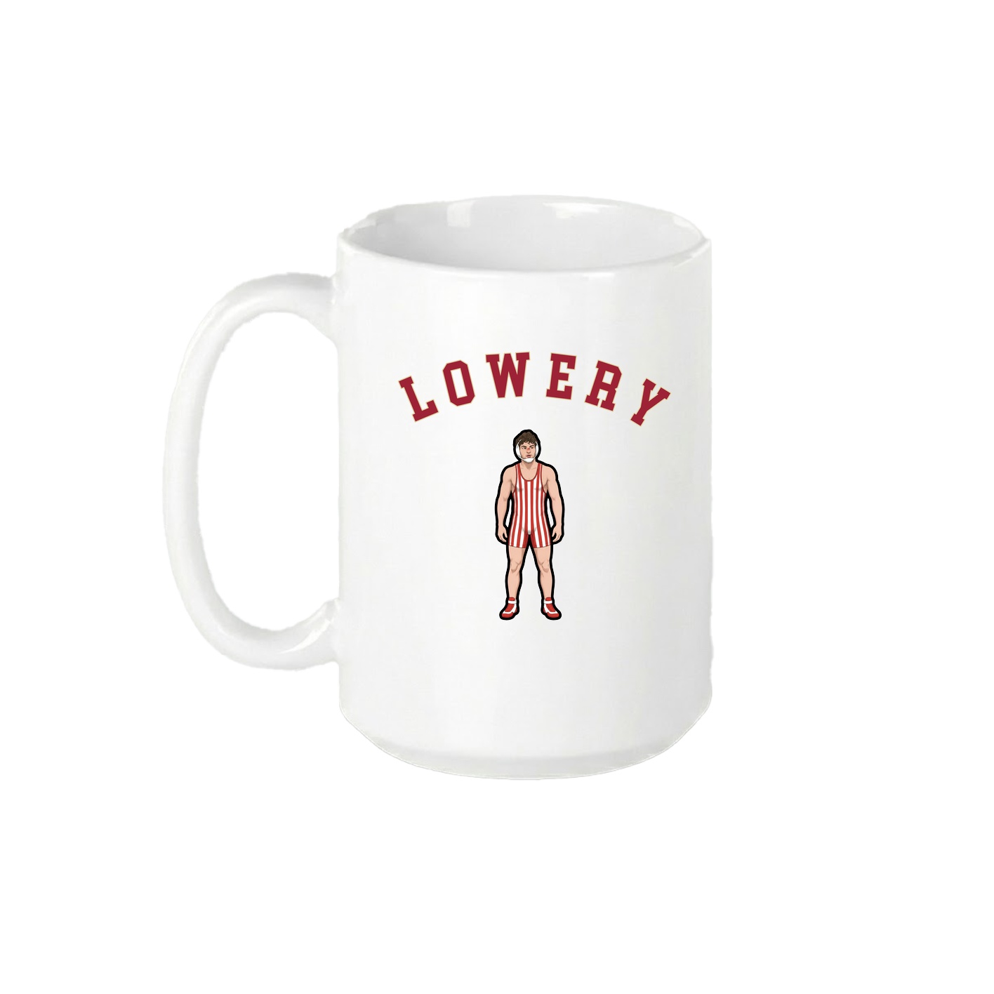 15oz Coffee Mug — Shirsey Arch in White