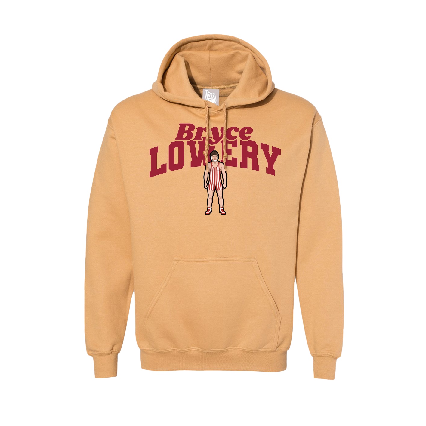 Hoodie — Signature Arch in Vegas Gold