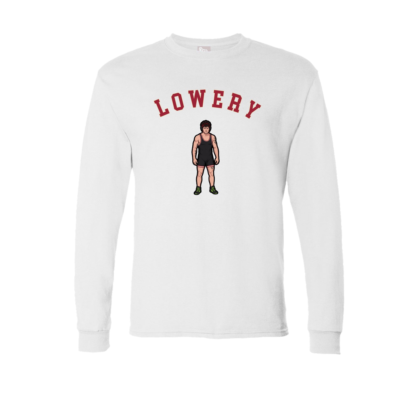 Long Sleeve Tee — Shirsey Arch in White
