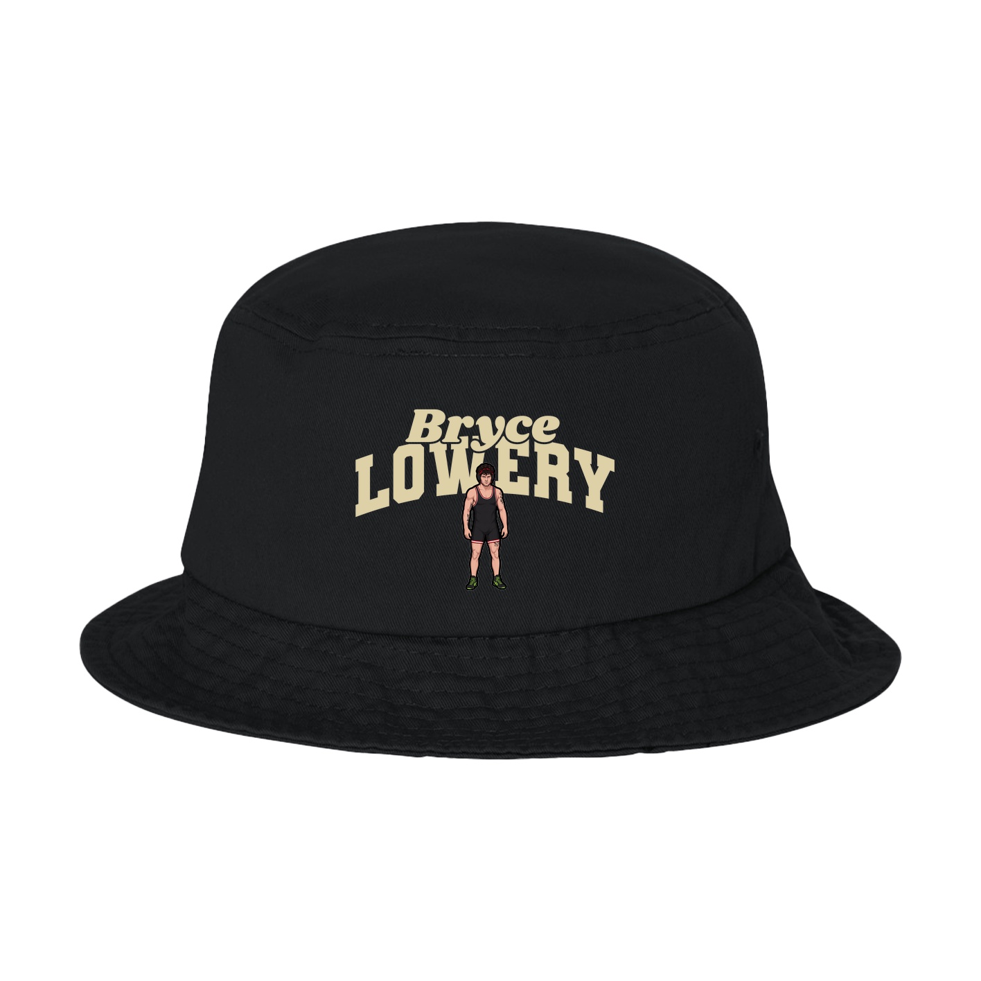 Bucket Cap — Signature Arch in Black