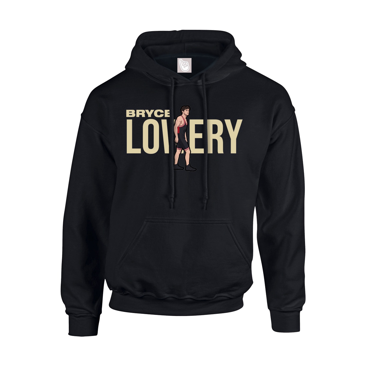 Hoodie — Player Name in Black