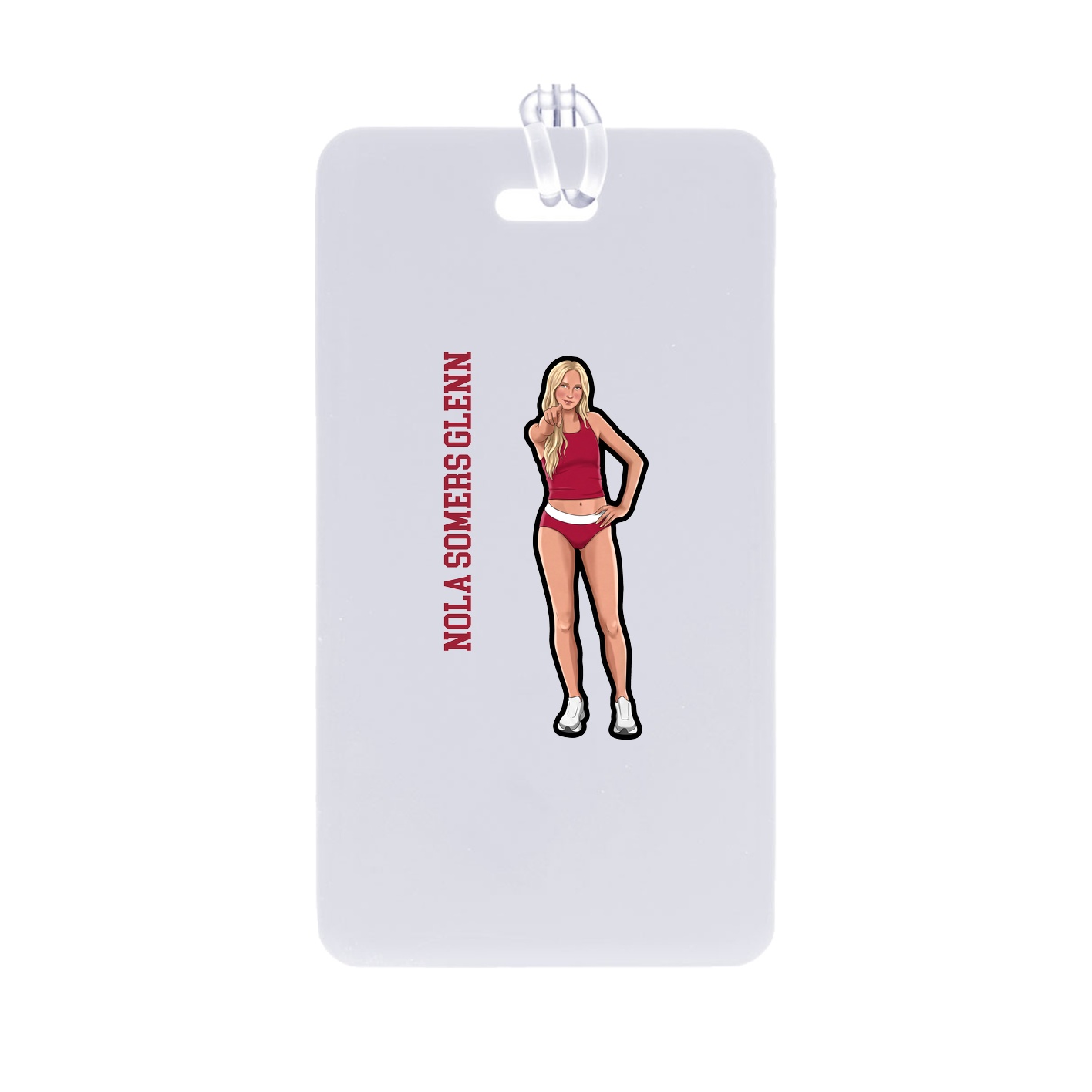 Bag Tag — Name Vertical in Classic