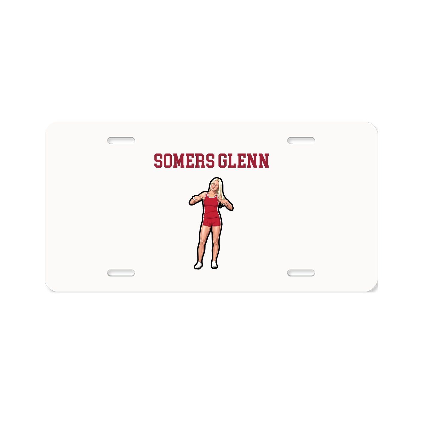 License Plate — Shirsey in Classic