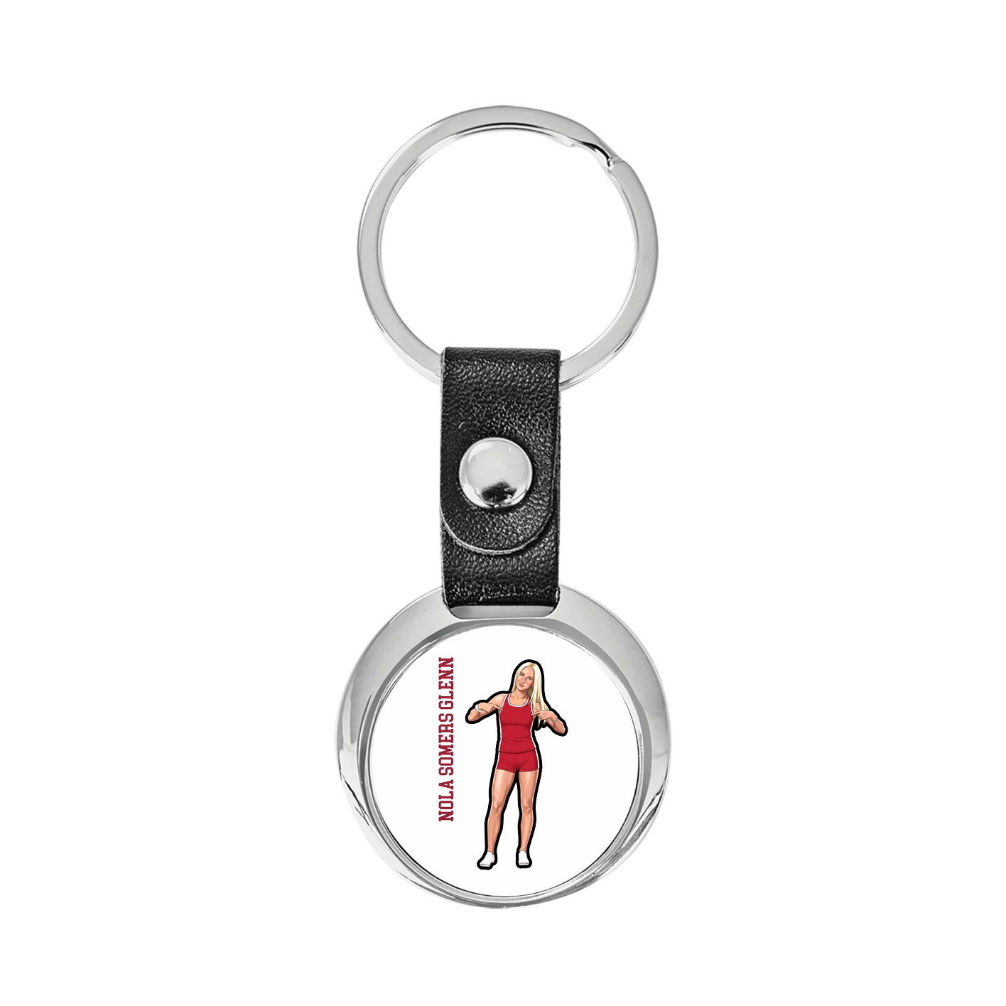 Key Chain — Name Vertical in Classic