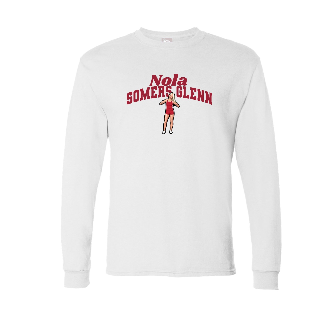 Long Sleeve Tee — Signature Arch in White