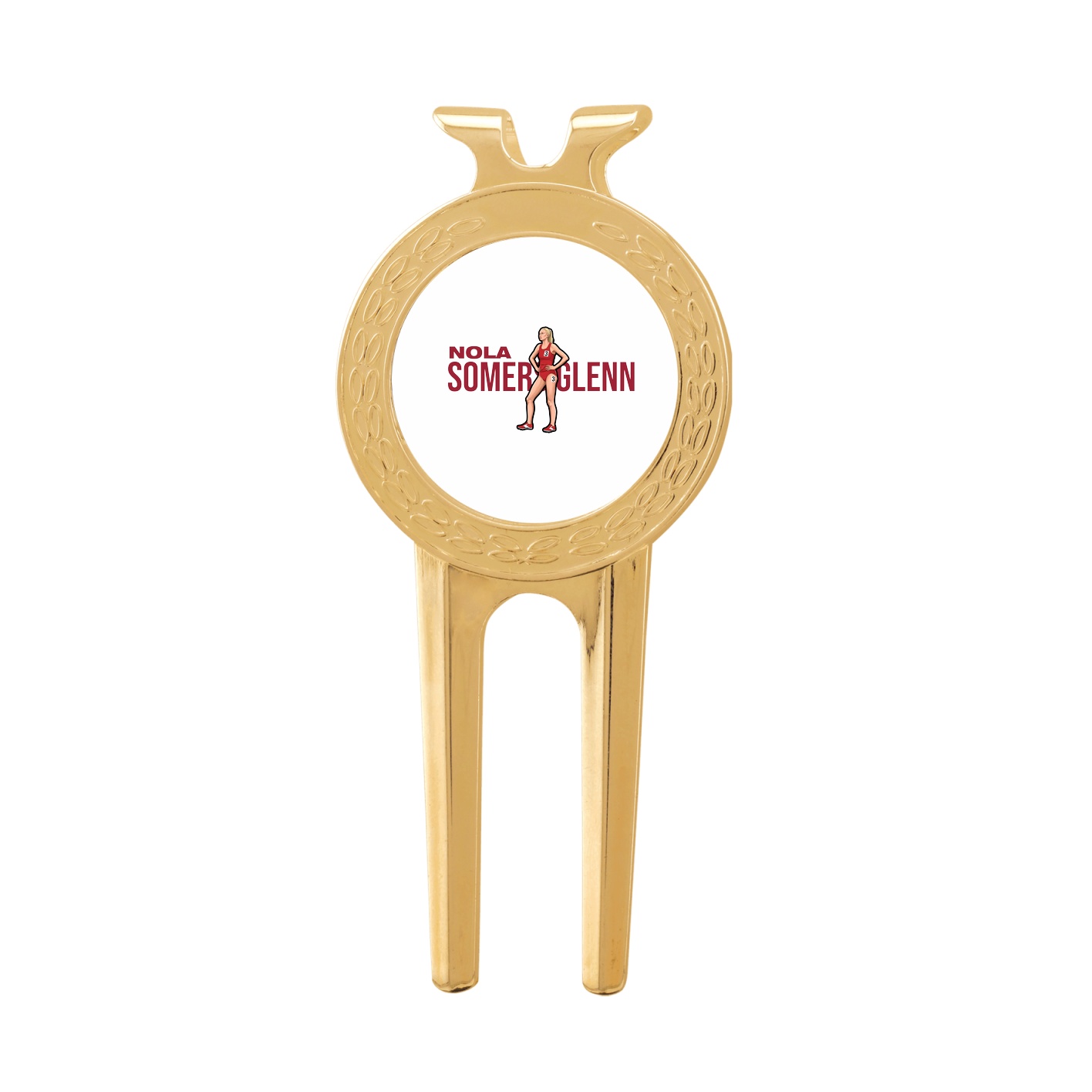 Divot Tool with Ball Marker — Player Name in Classic