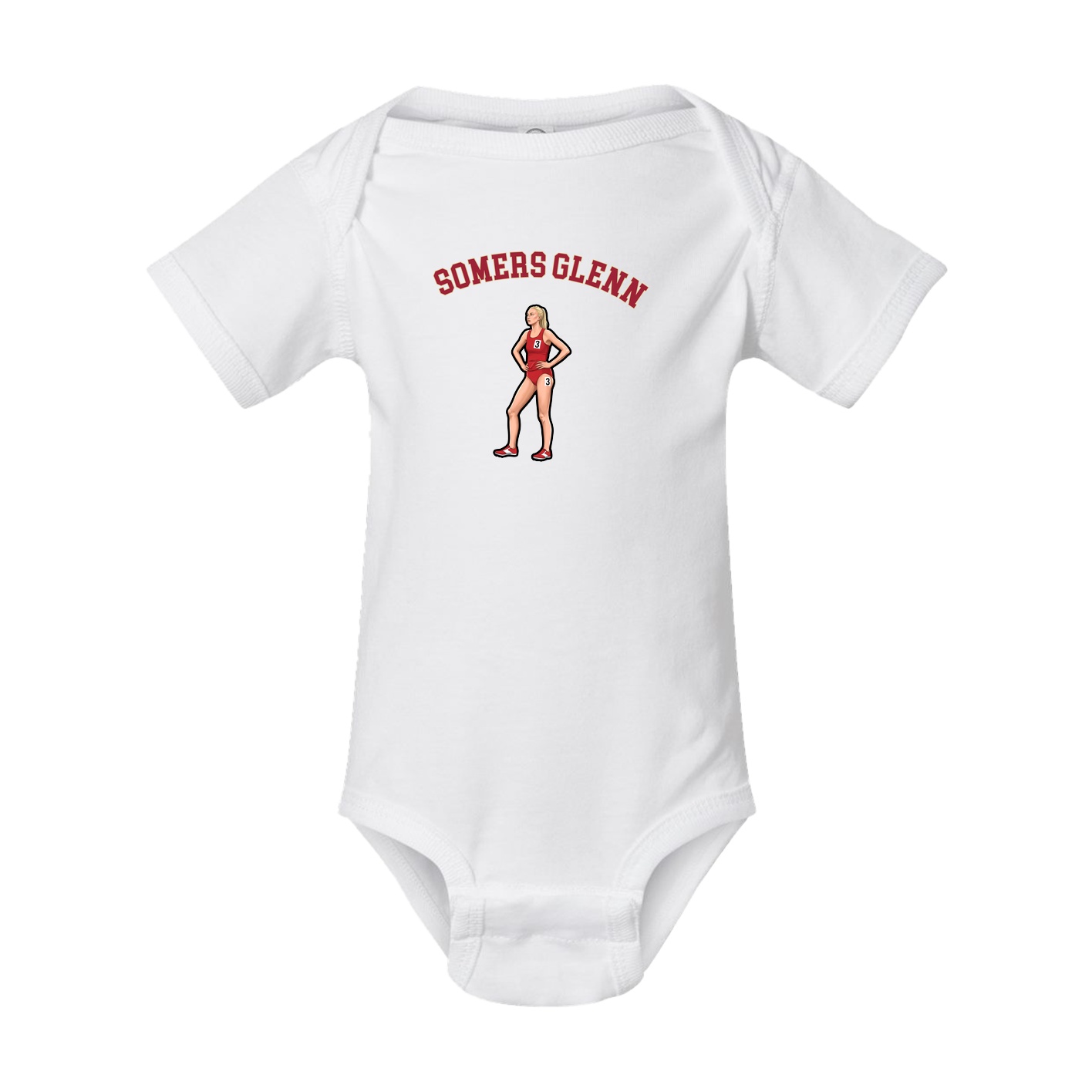 Baby Onesie — Shirsey Arch in White