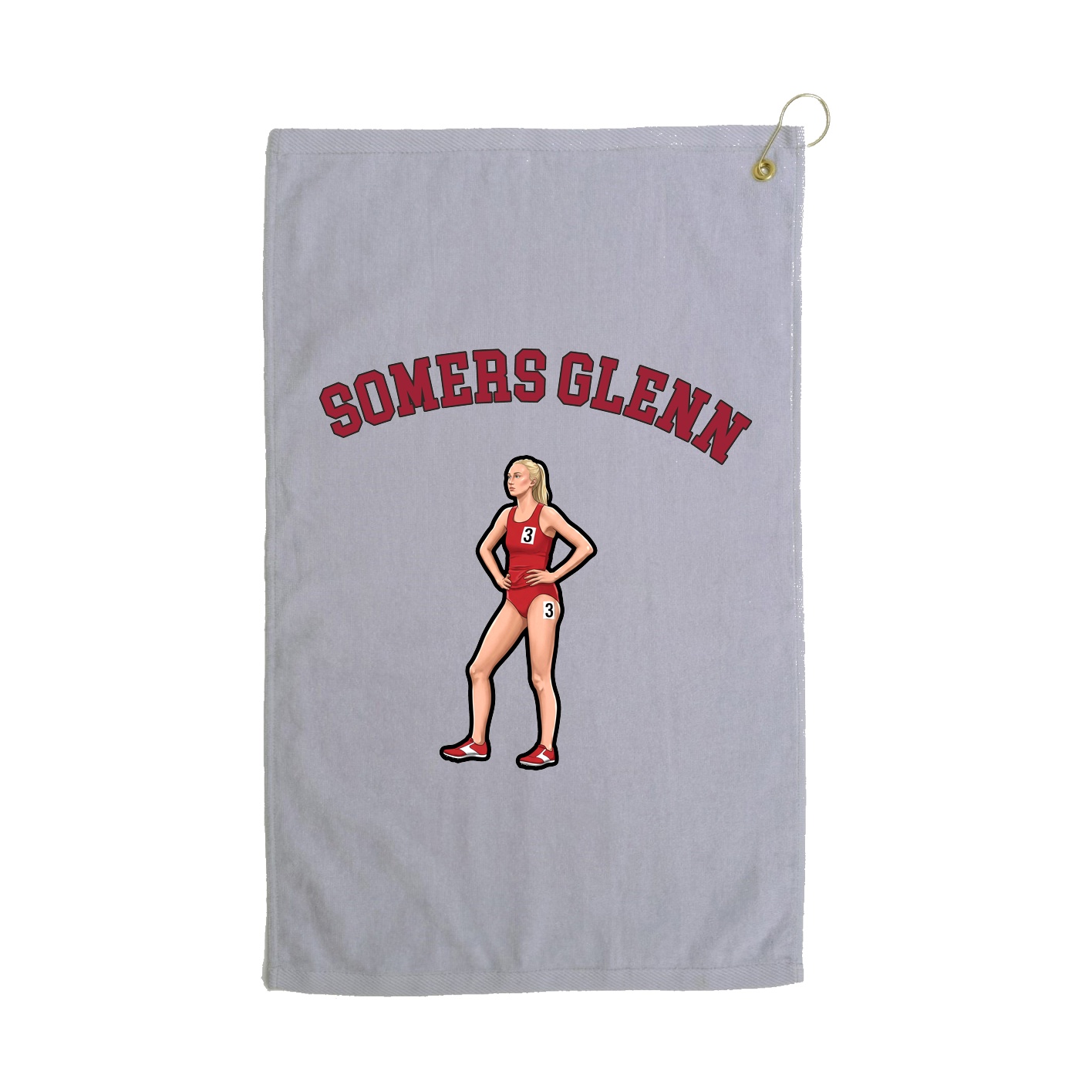 Golf Towel — Shirsey Arch in Grey