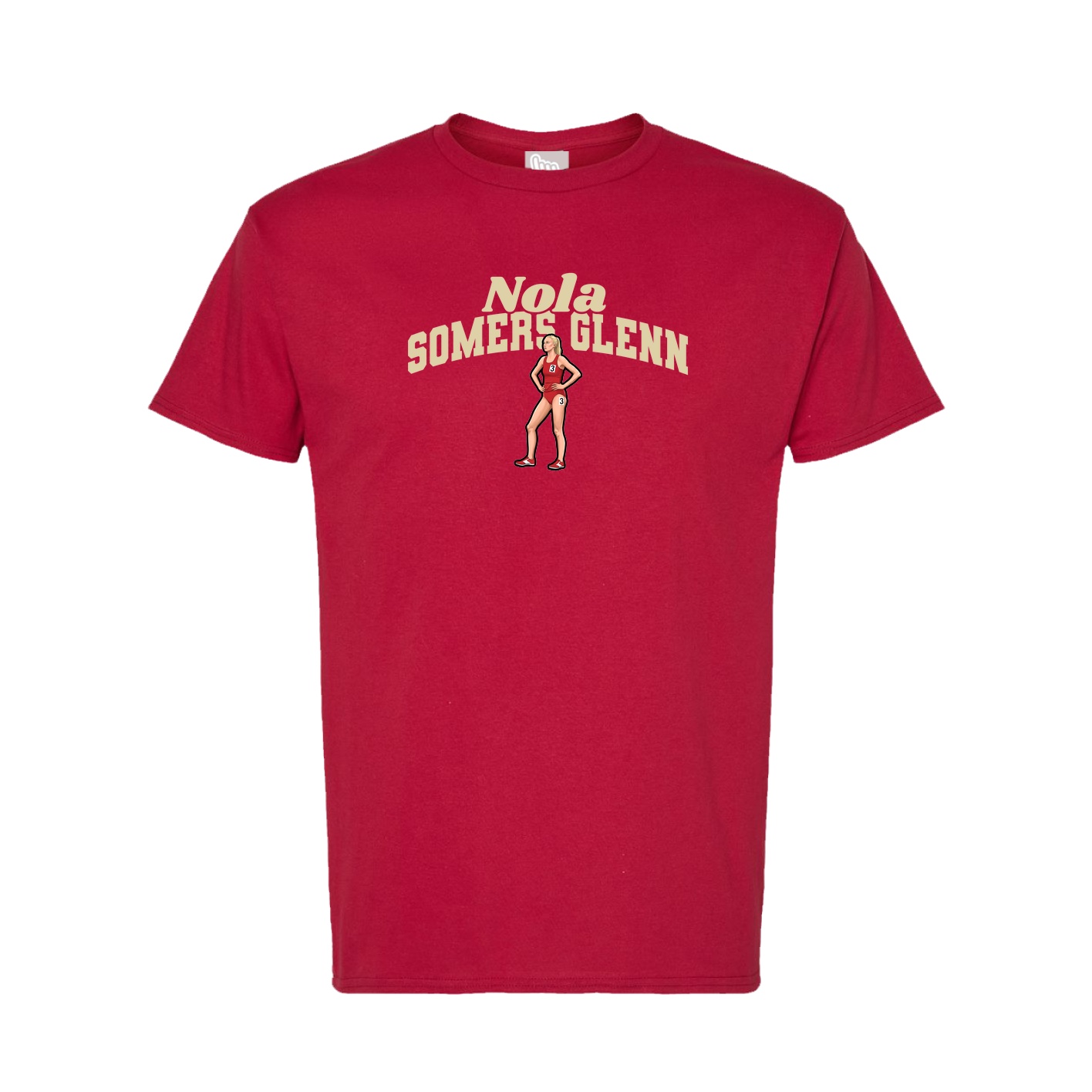 Tee — Signature Arch in Crimson
