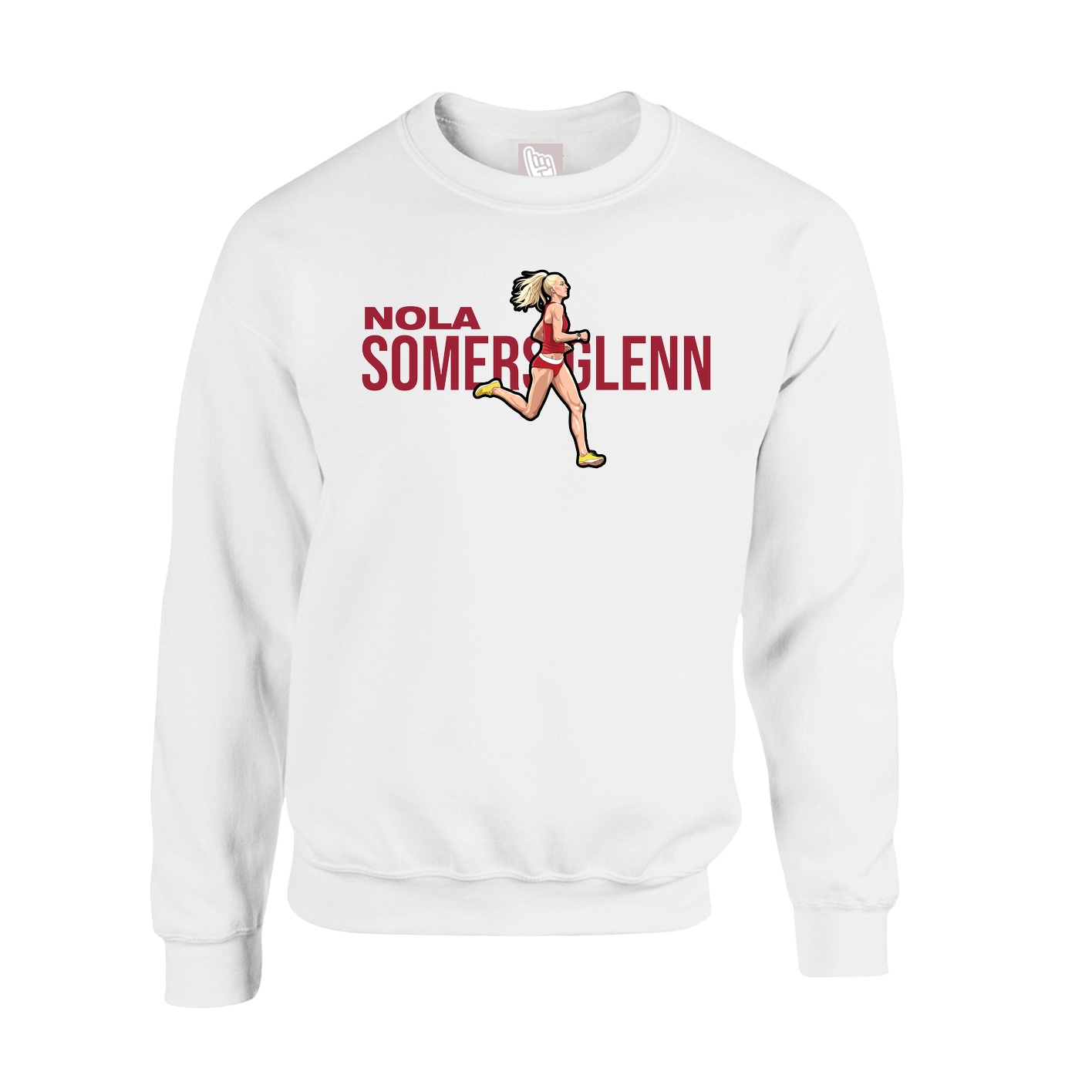 Fleece Crew — Player Name in White