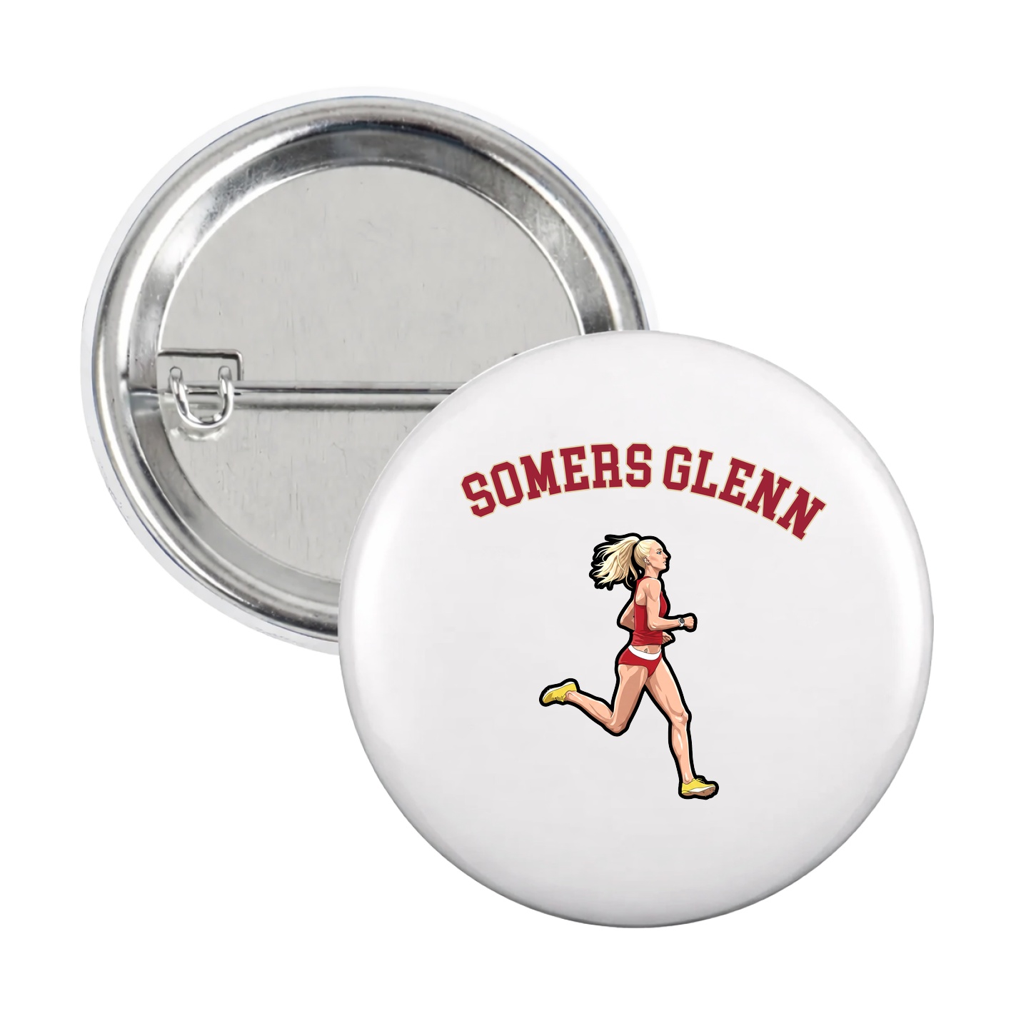 Game Day Button — Shirsey Arch in White