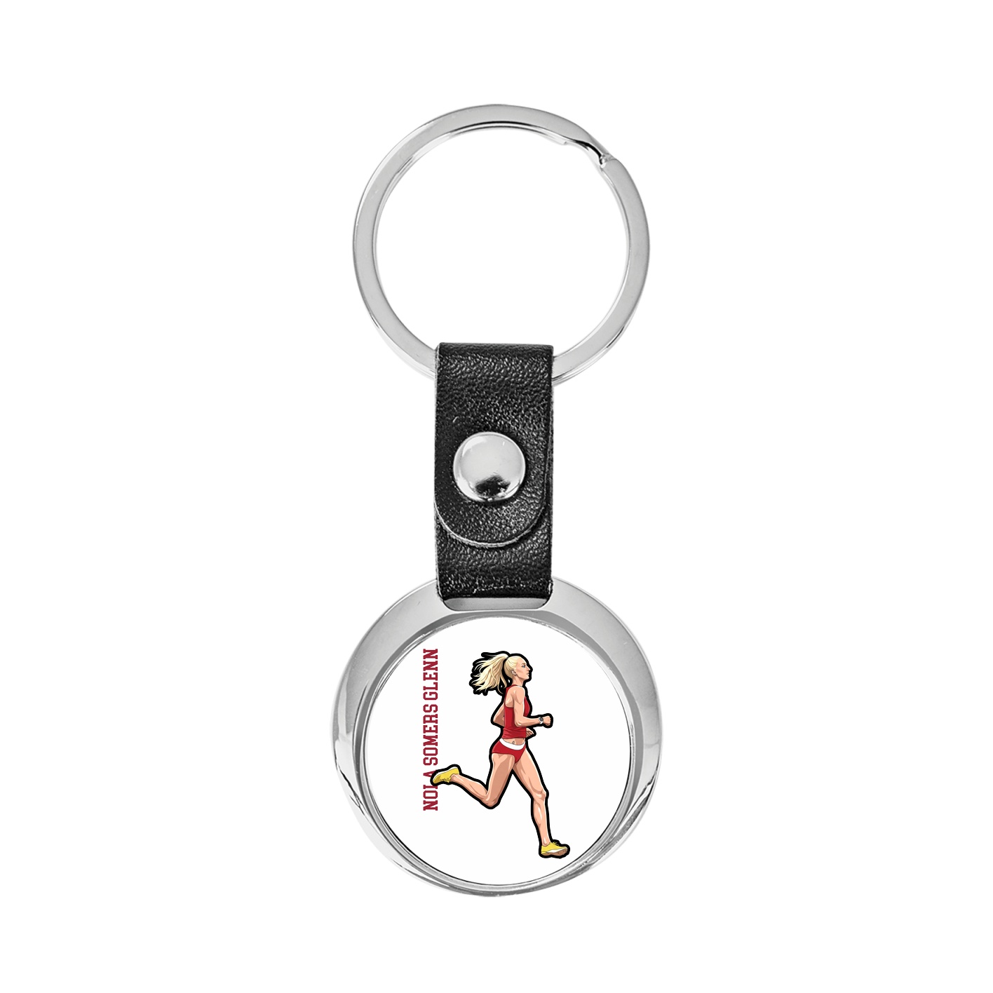 Key Chain — Name Vertical in Classic