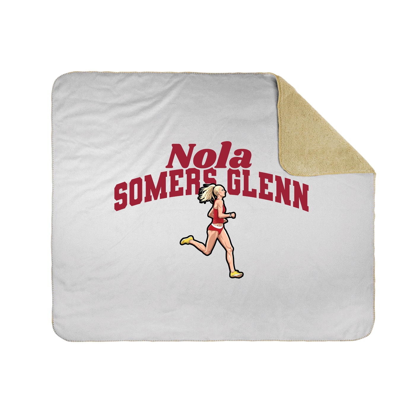 Throw Blanket — Signature Arch in White
