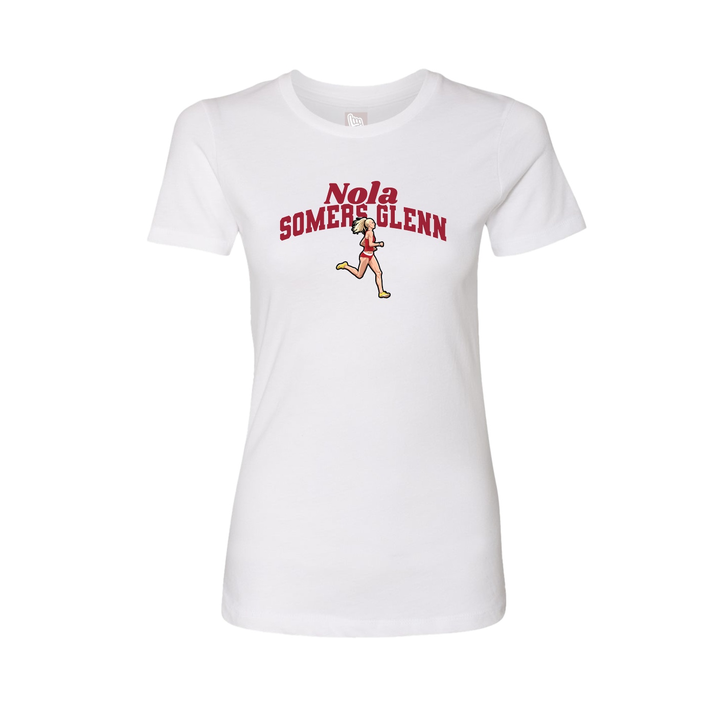 Womens Tee — Signature Arch in White