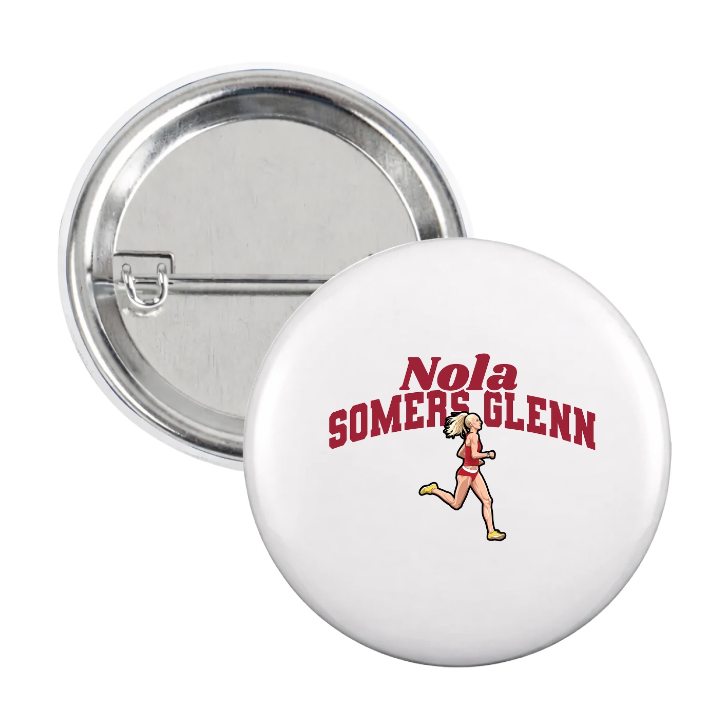 Game Day Button — Signature Arch in White
