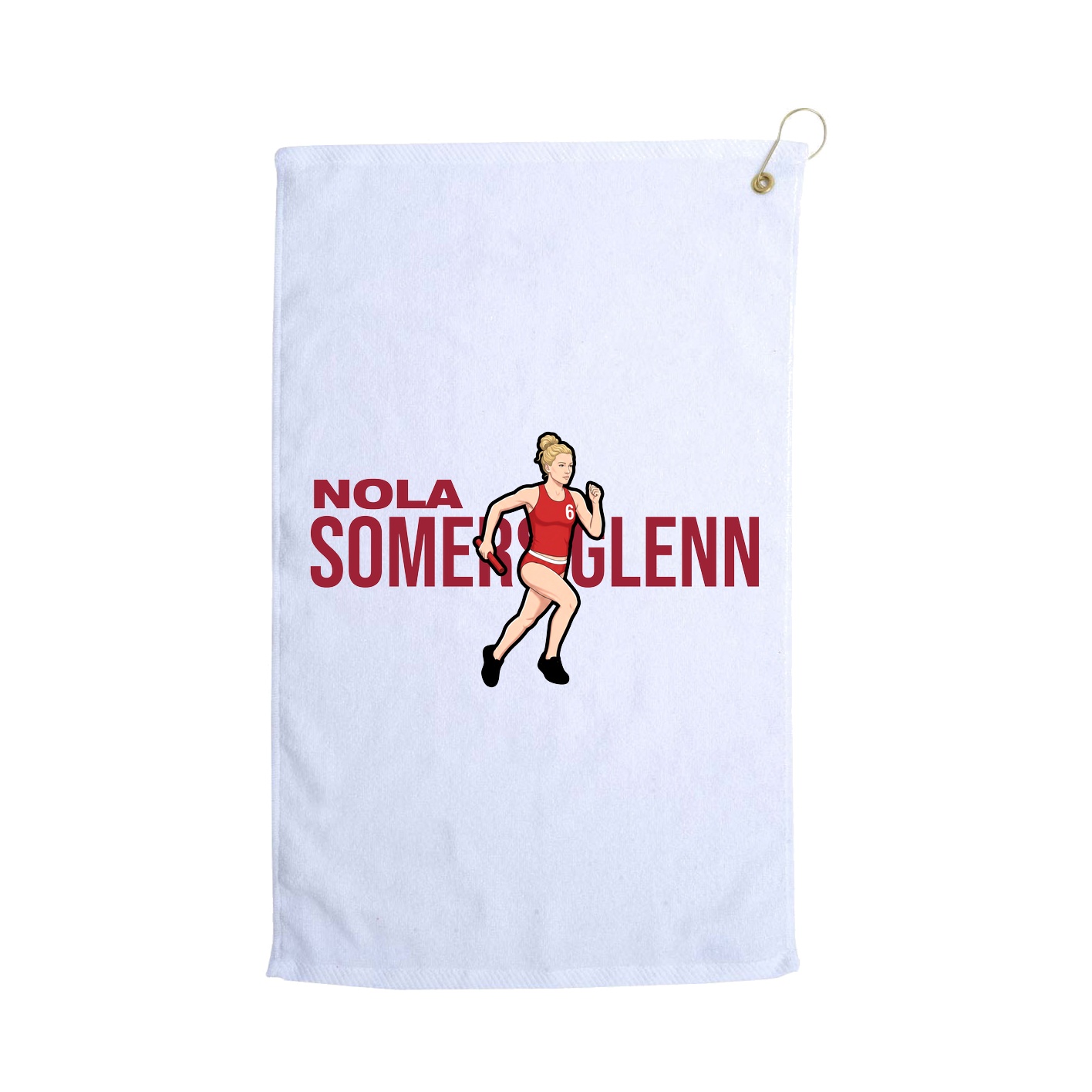Golf Towel — Player Name in White