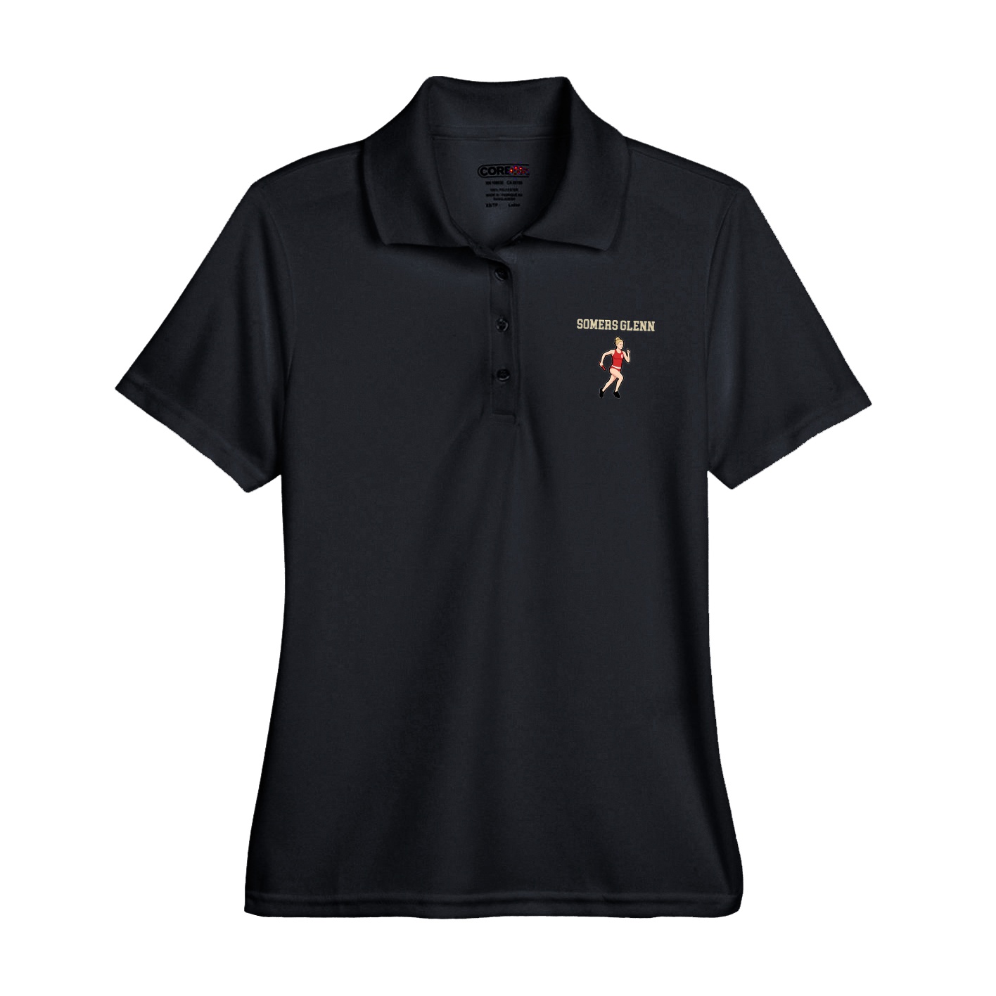 Womens Performance Polo — Shirsey in Black