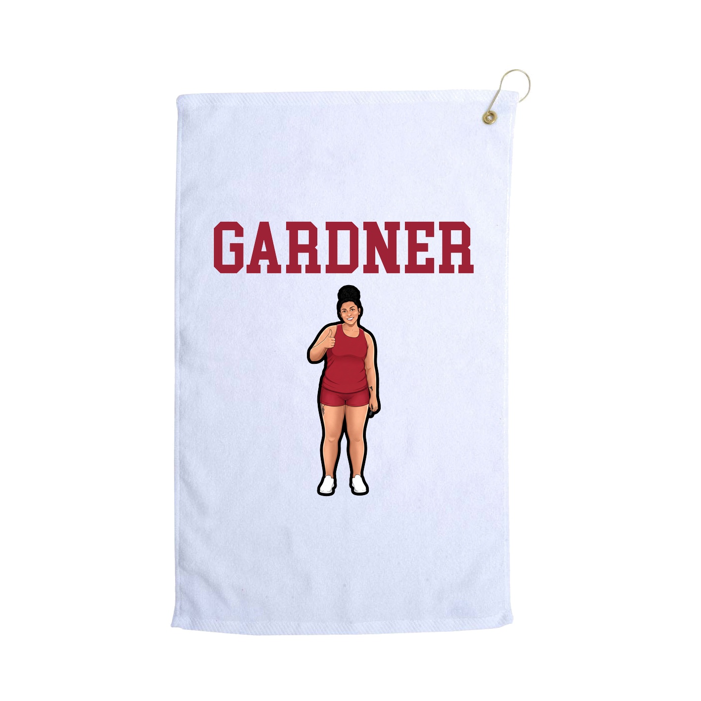 Golf Towel — Shirsey in White