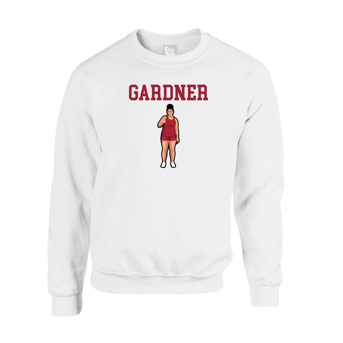 Fleece Crew — Shirsey in White