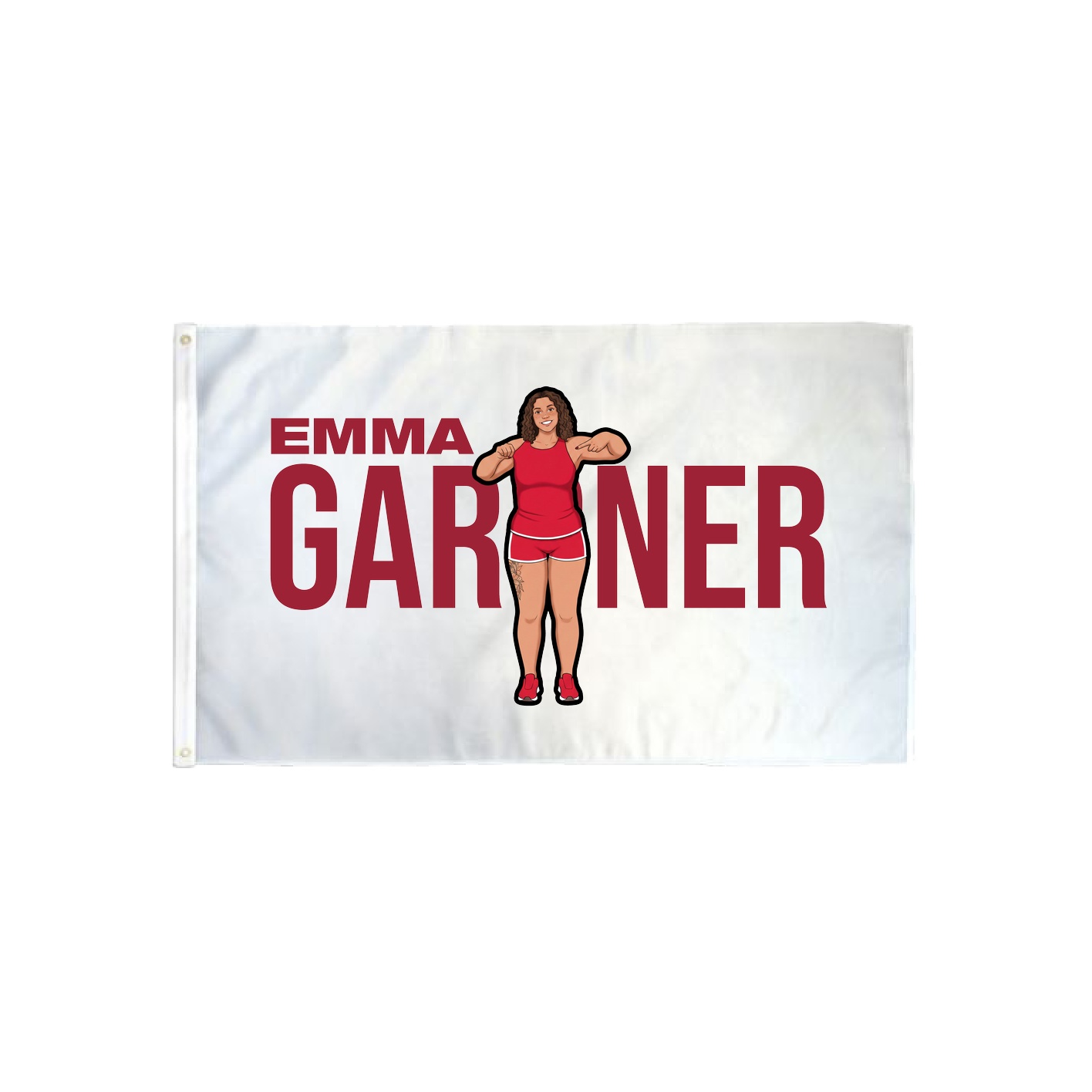 3x5 Flag — Player Name in Classic