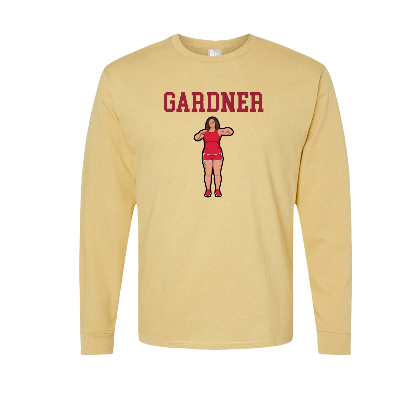 Long Sleeve Tee — Shirsey in Vegas Gold