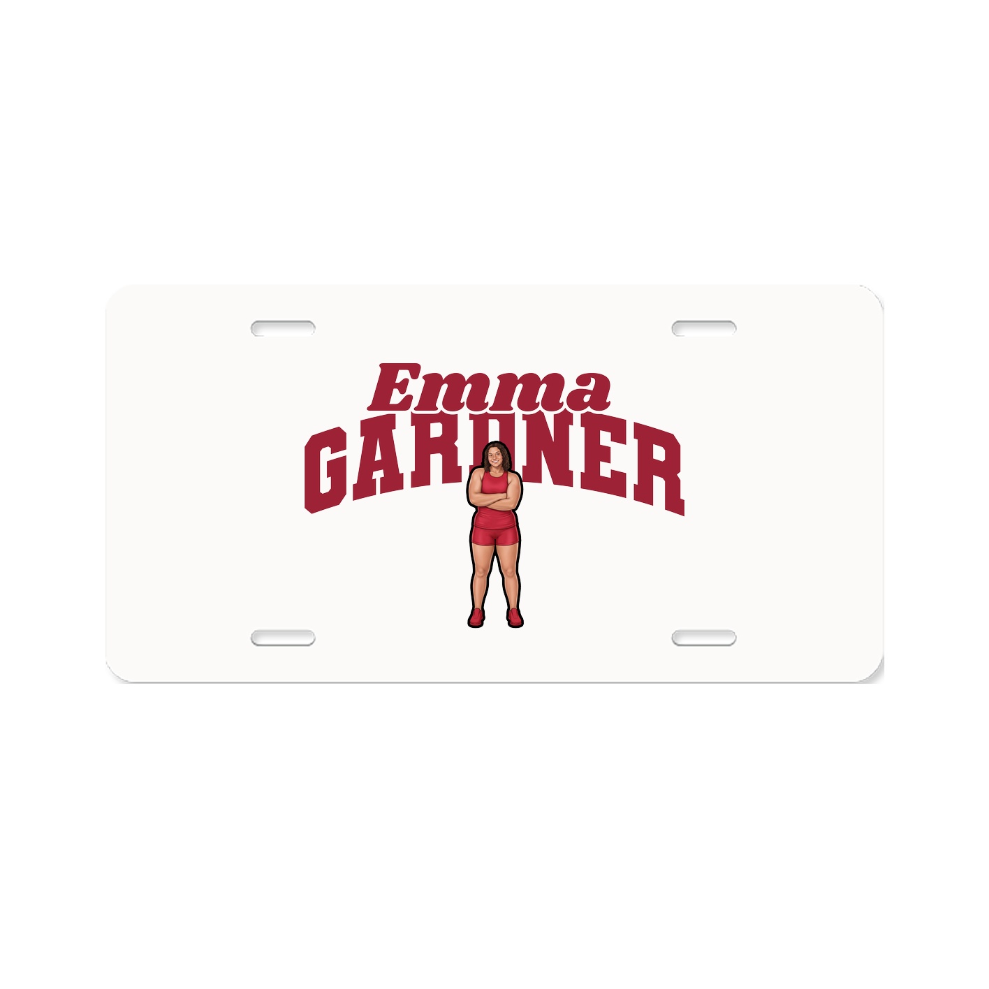 License Plate — Signature Arch in Classic
