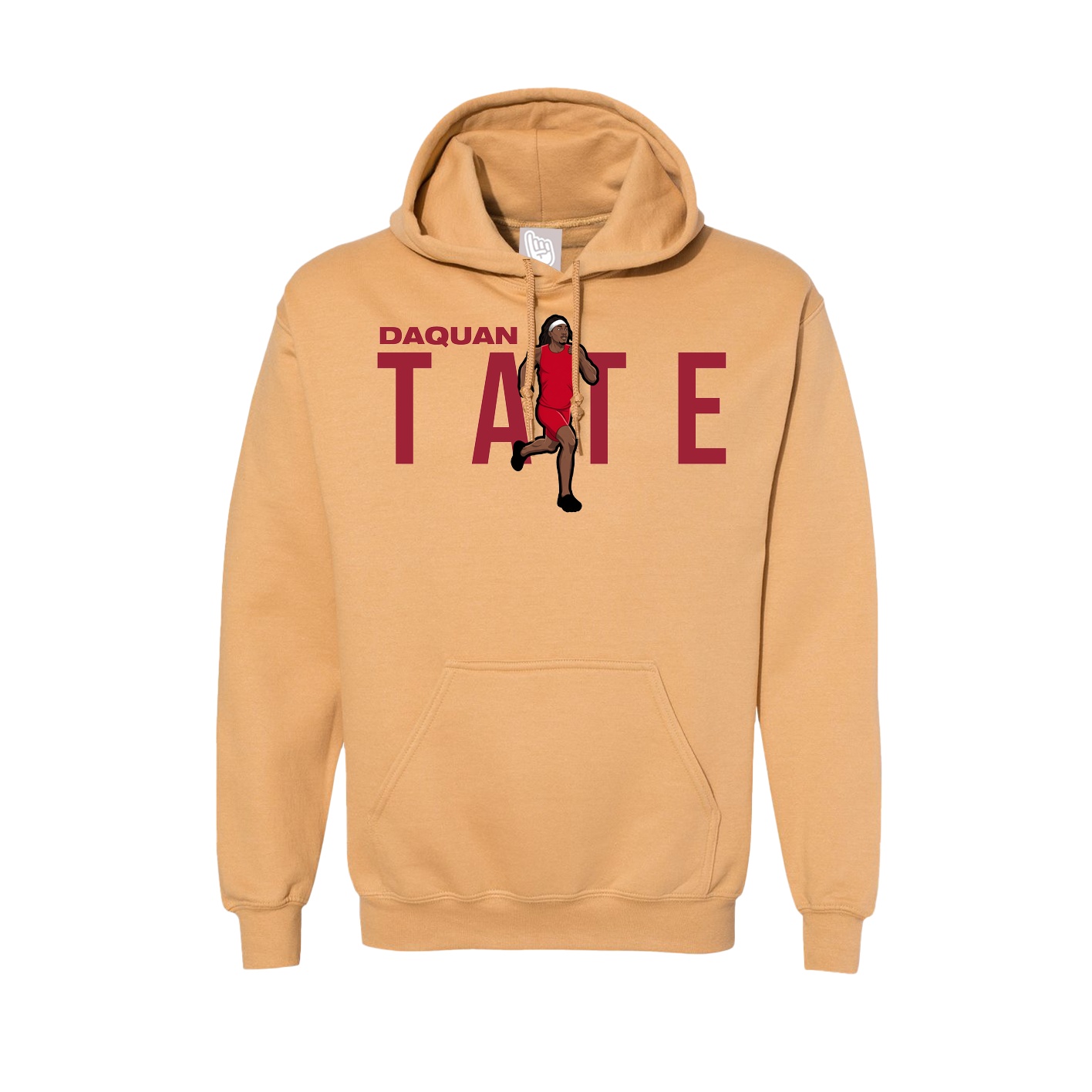 Hoodie — Player Name in Vegas Gold