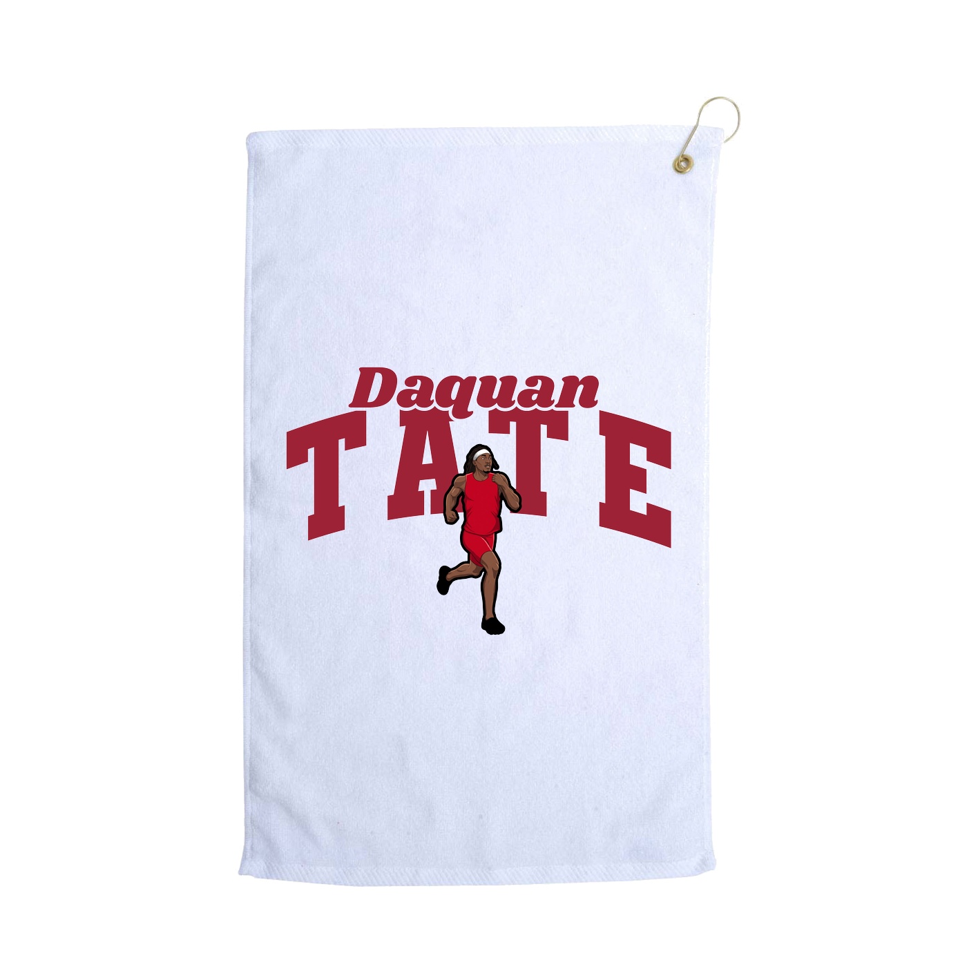 Golf Towel — Signature Arch in White