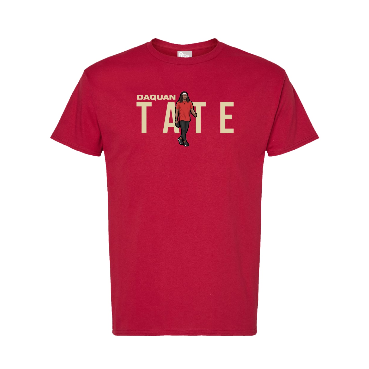 Tee — Player Name in Crimson