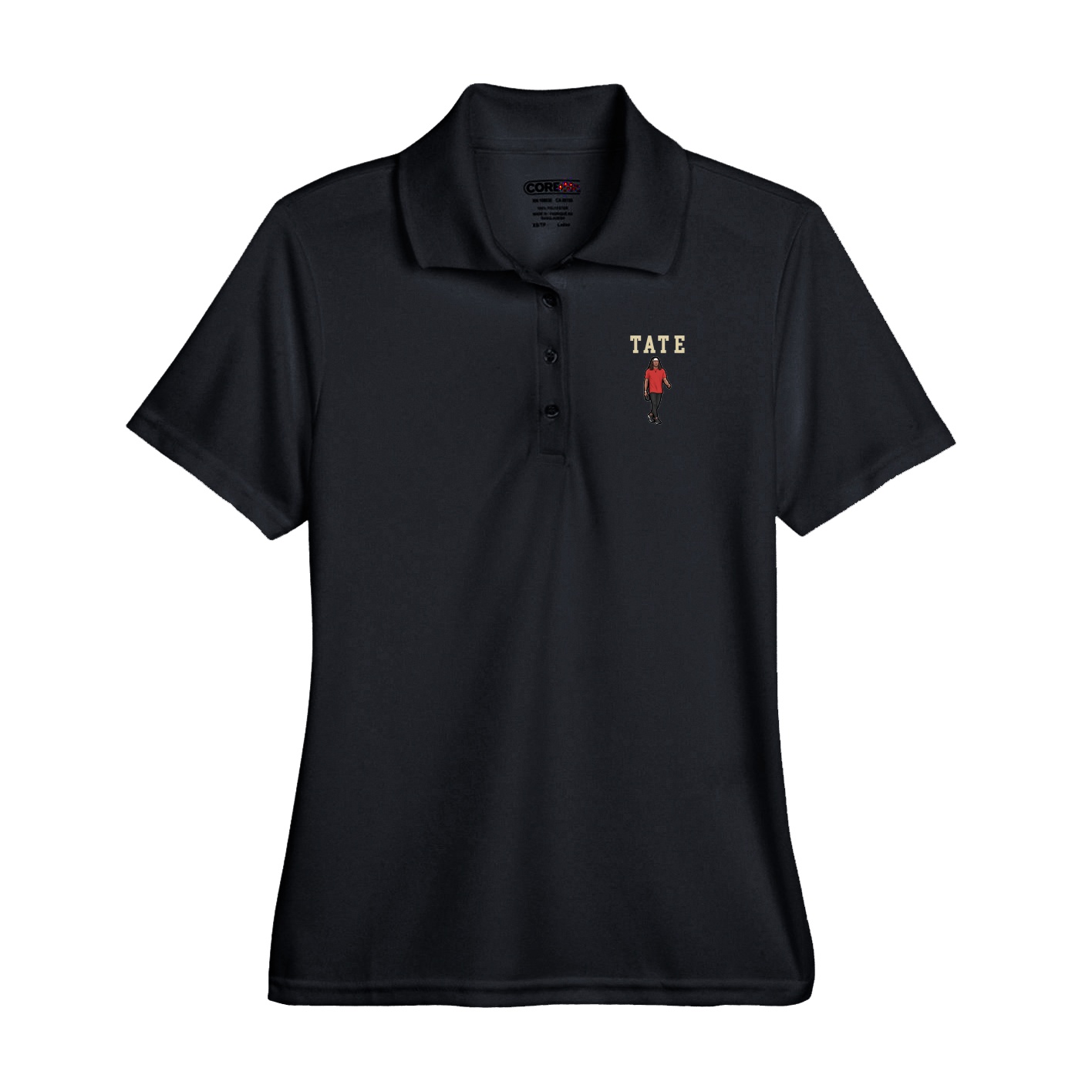 Performance Polo — Shirsey in Black