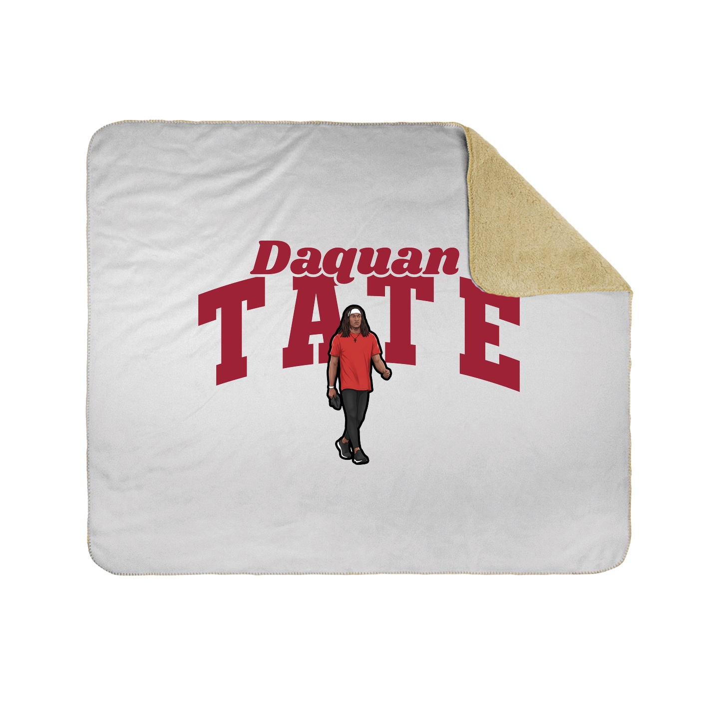 Throw Blanket — Signature Arch in White