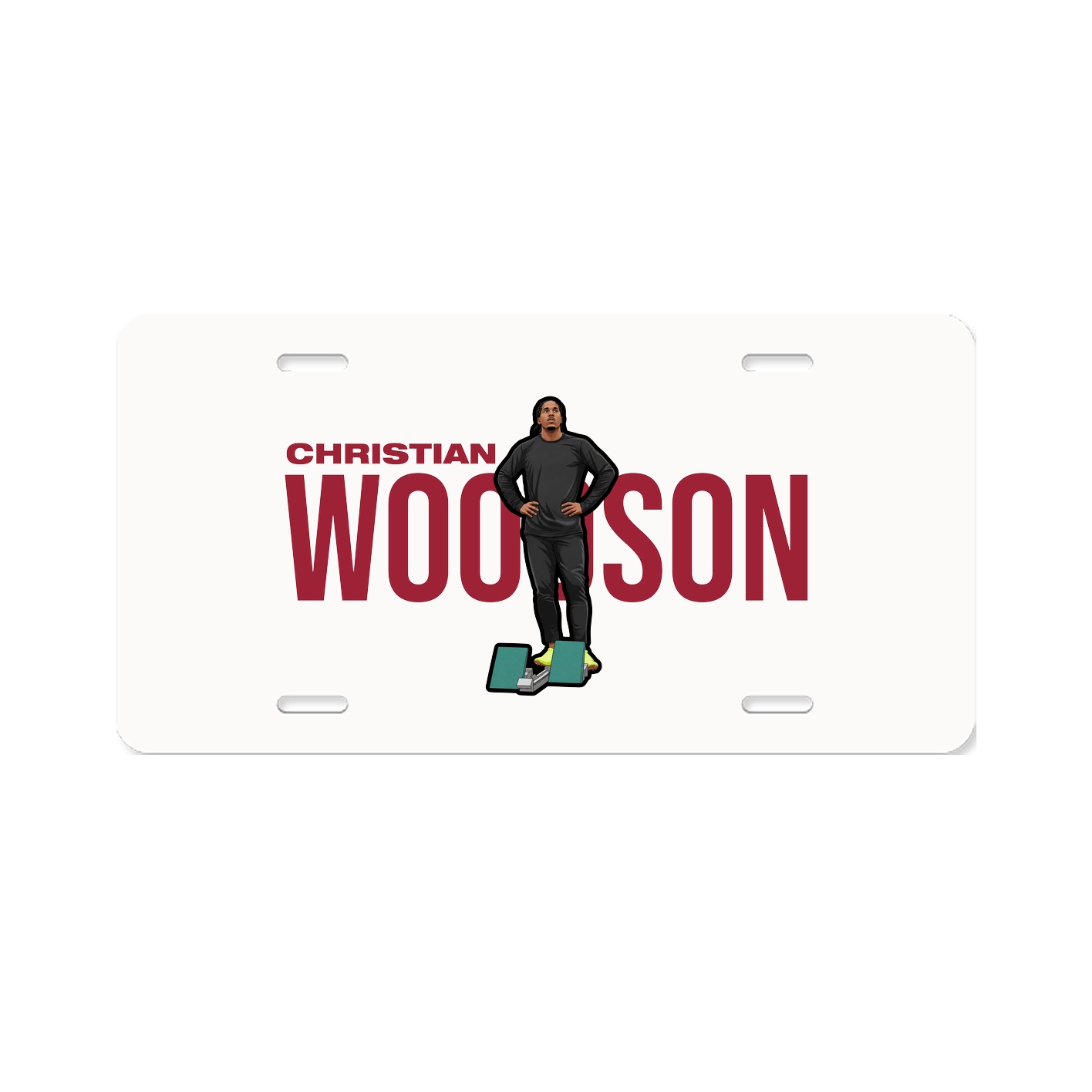License Plate — Player Name in Classic
