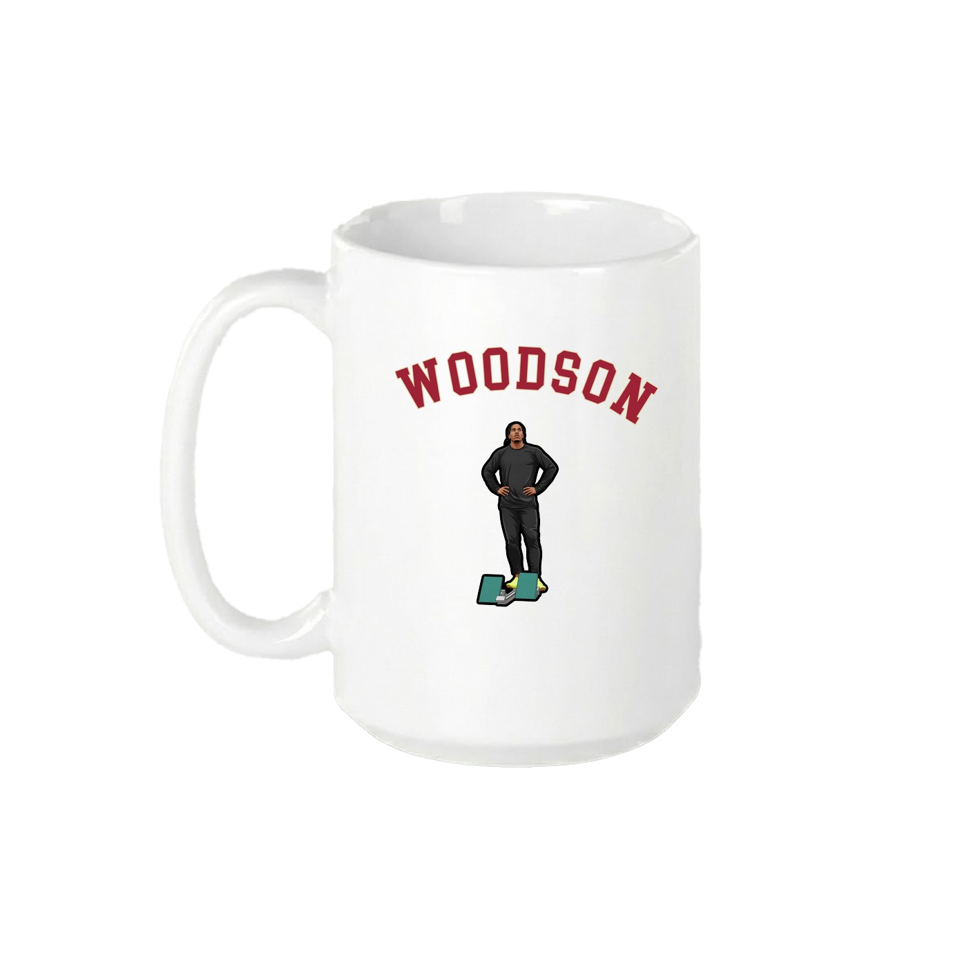 15oz Coffee Mug — Shirsey Arch in White