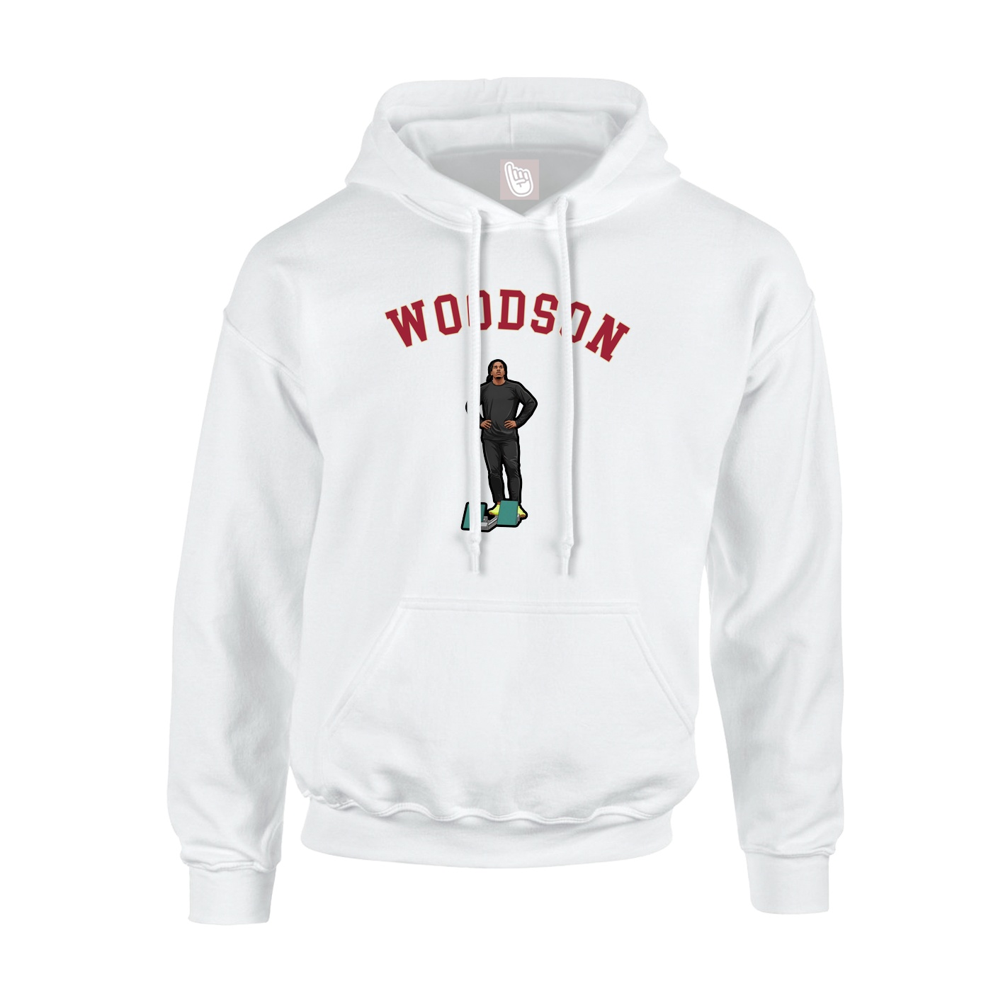 Hoodie — Shirsey Arch in White