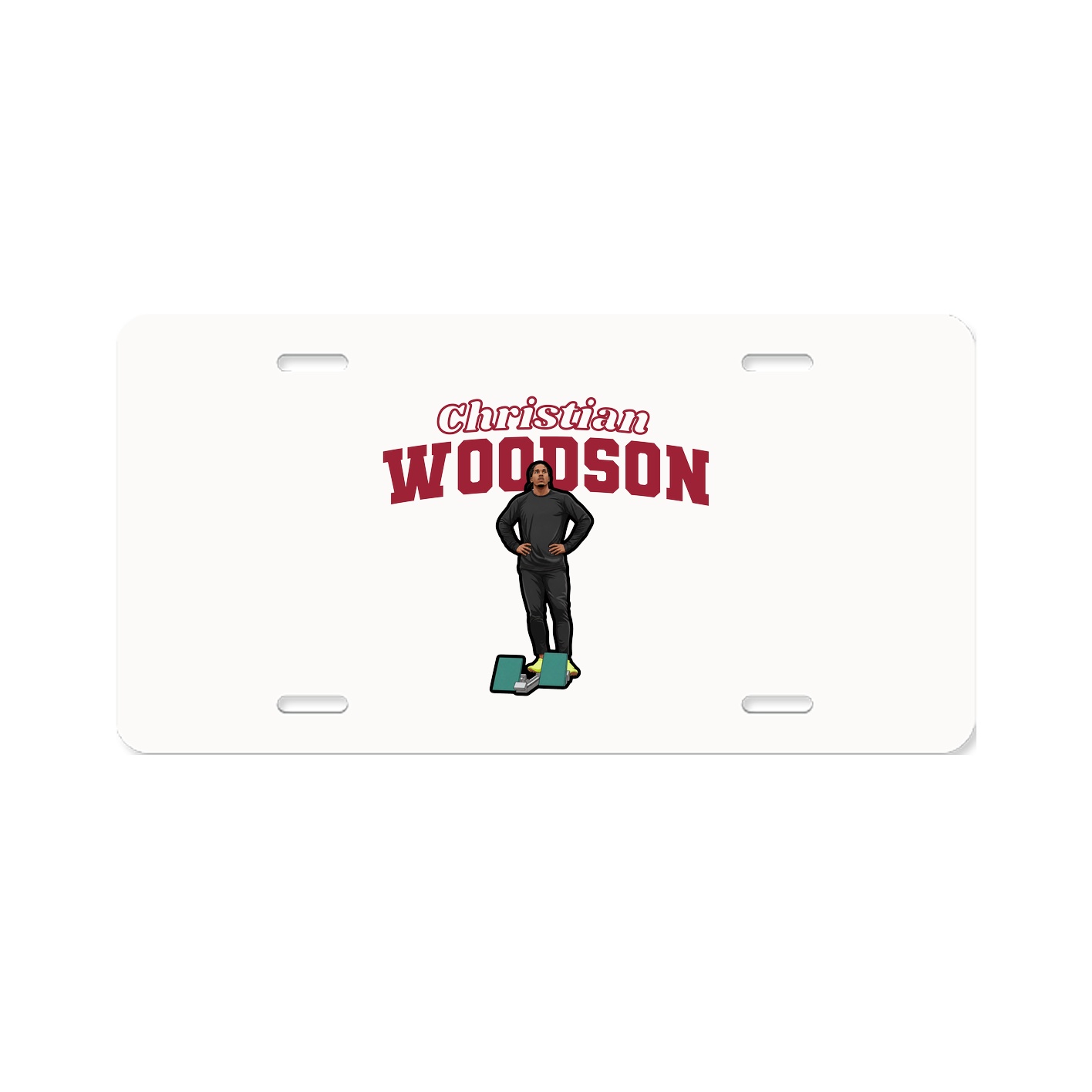 License Plate — Name Arch in Classic