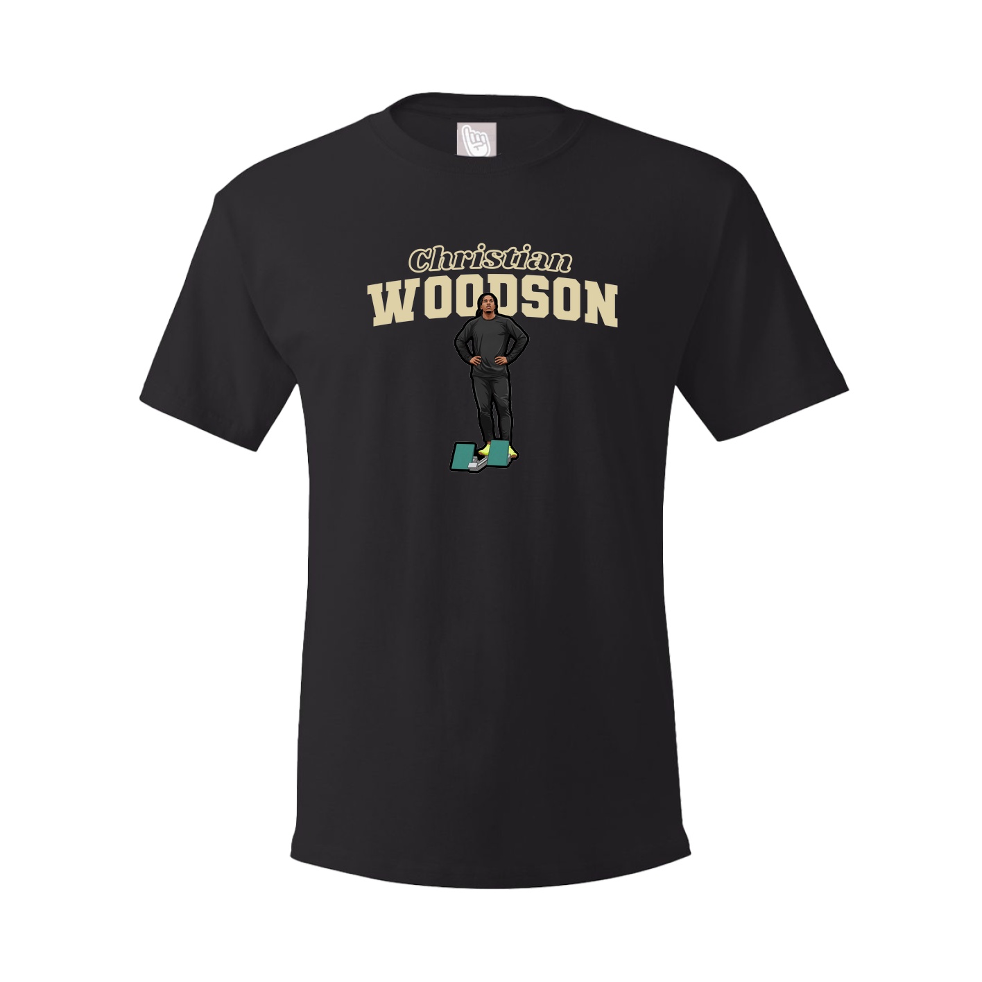 Youth Tee — Name Arch in Black