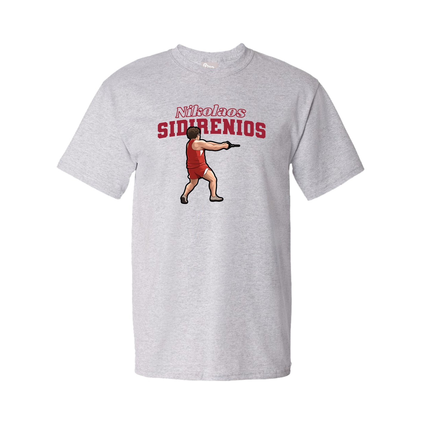 Tee — Name Arch in Grey