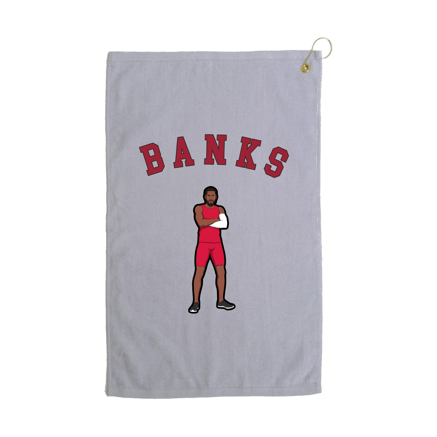 Golf Towel — Shirsey Arch in Grey