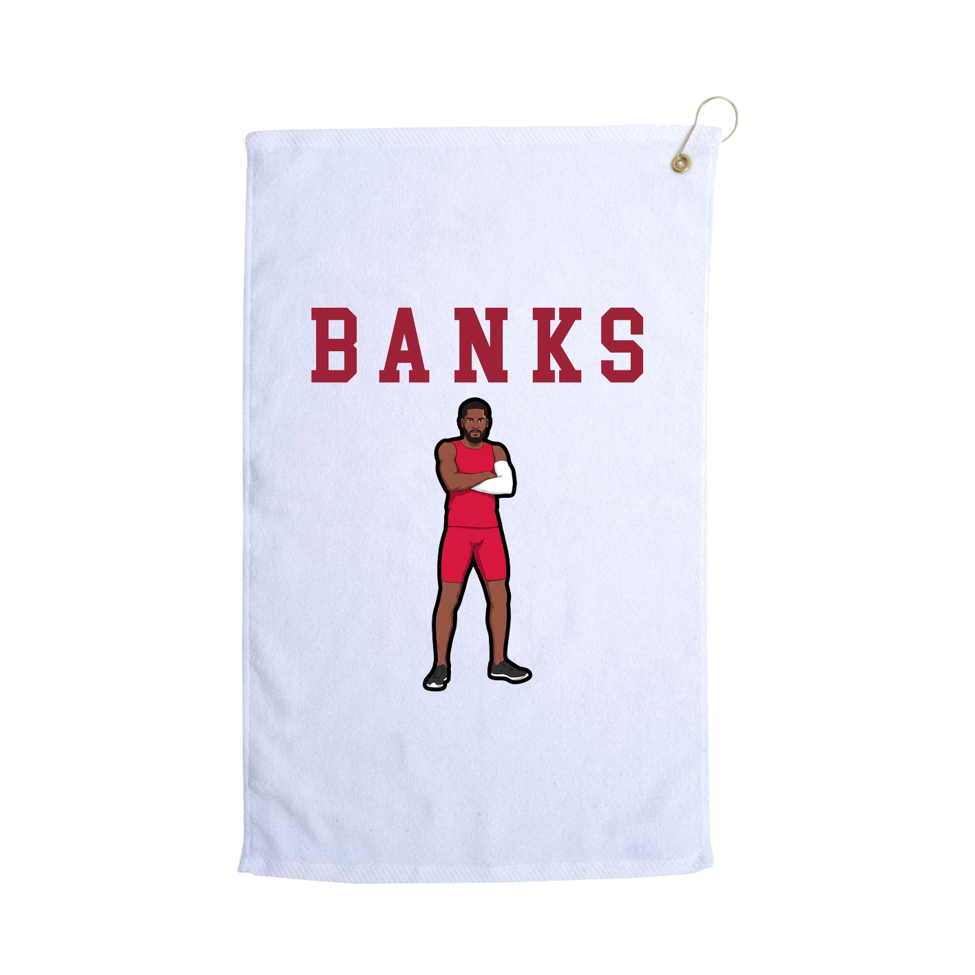 Golf Towel — Shirsey in White