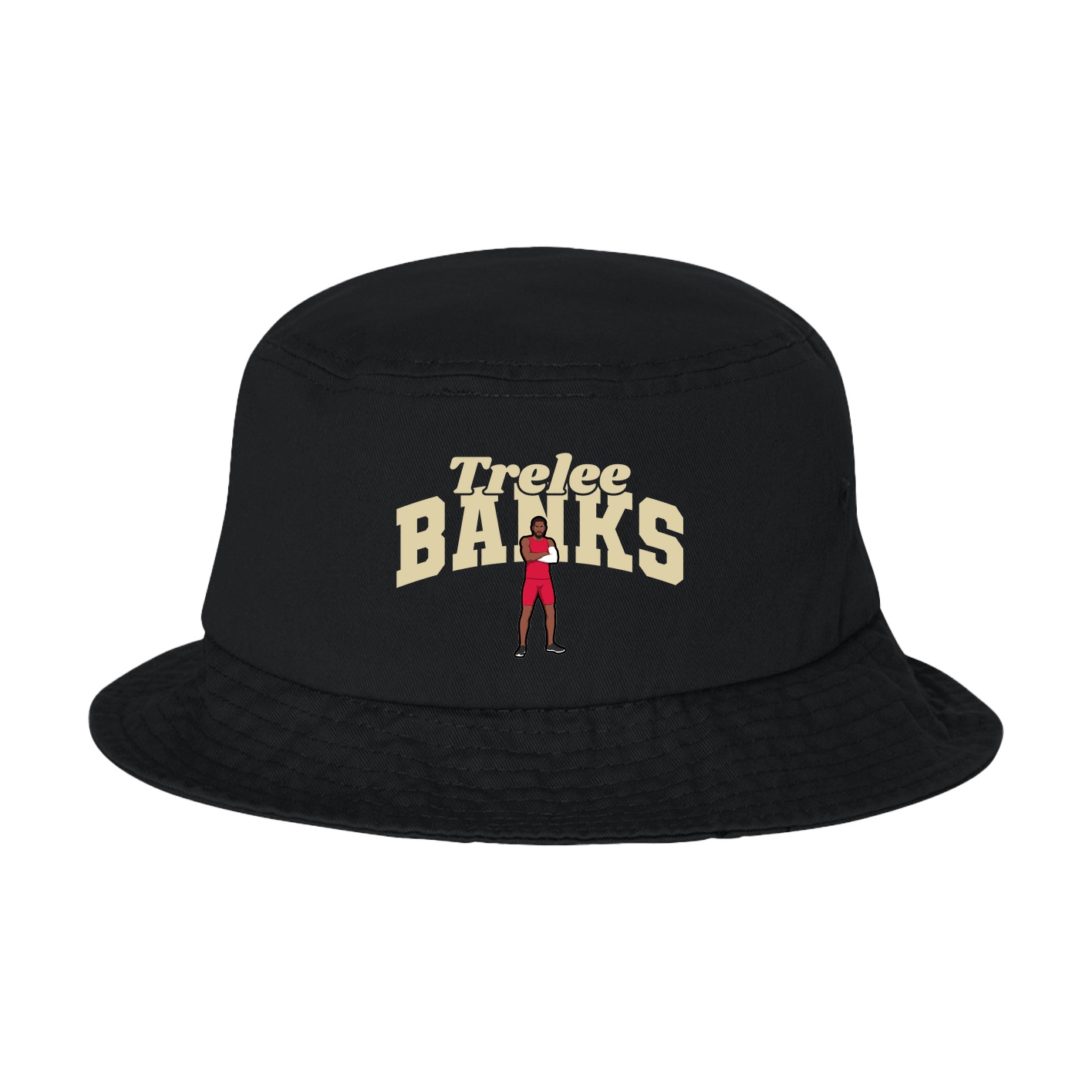 Bucket Cap — Signature Arch in Black