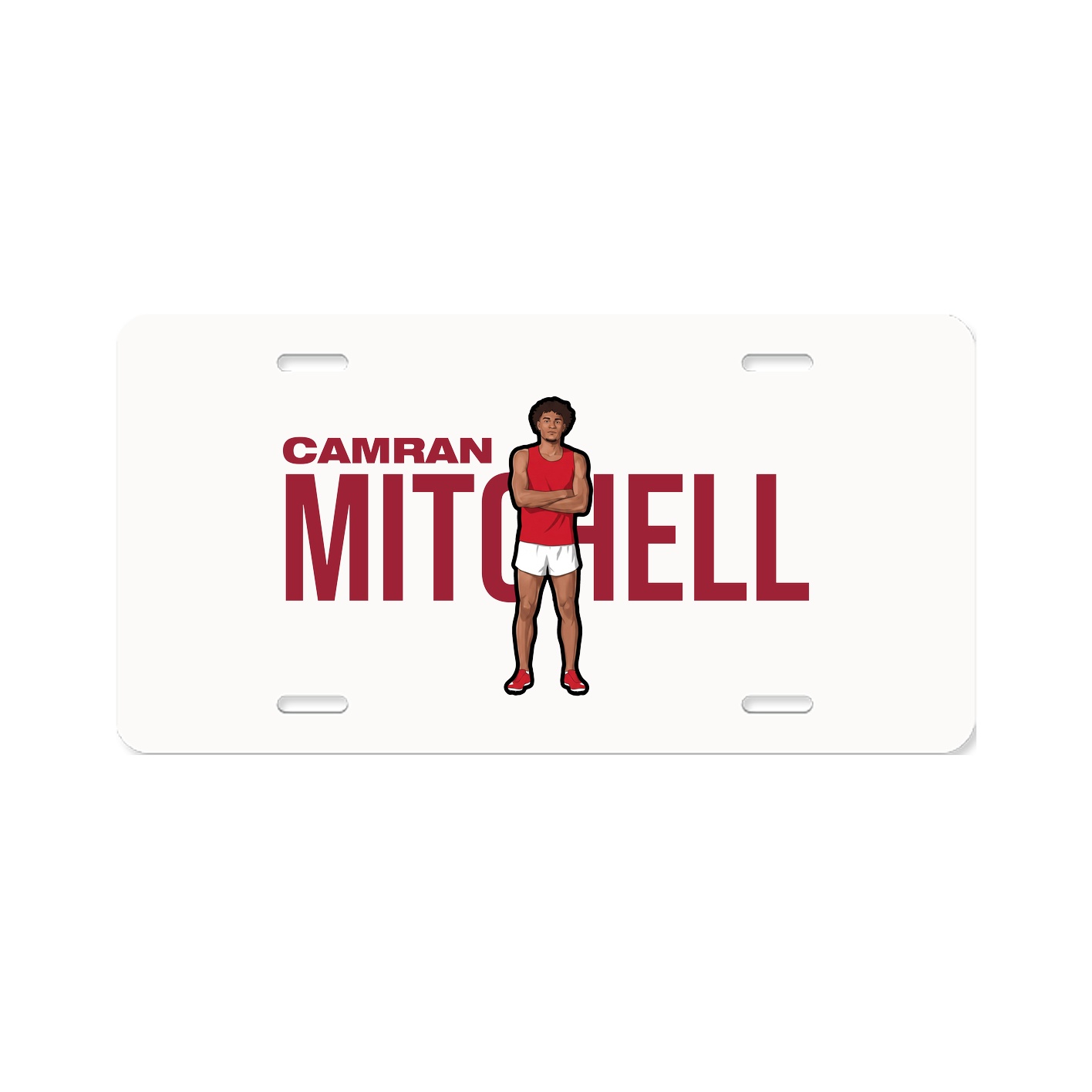 License Plate — Player Name in Classic