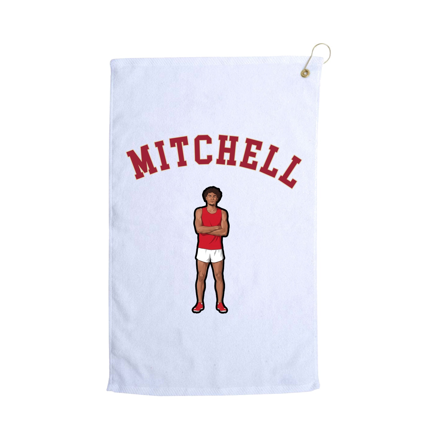 Golf Towel — Shirsey Arch in White