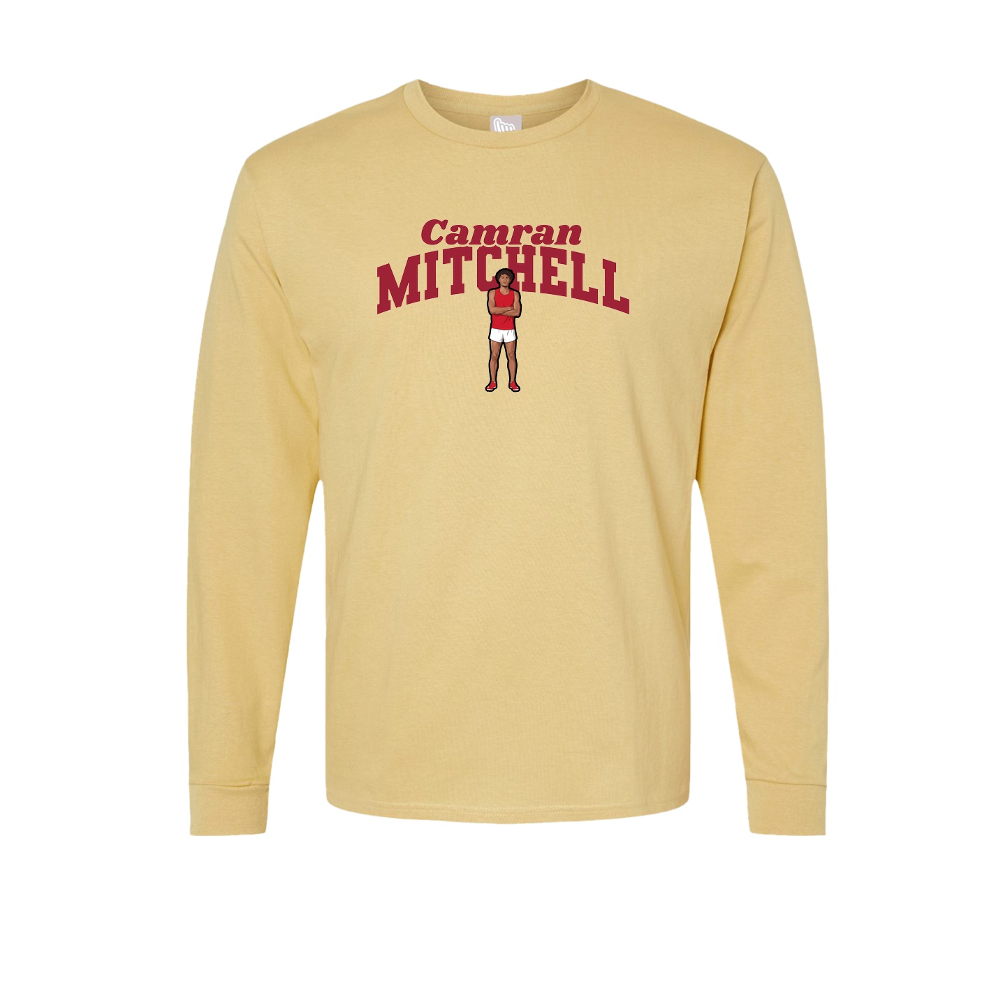 Long Sleeve Tee — Signature Arch in Vegas Gold