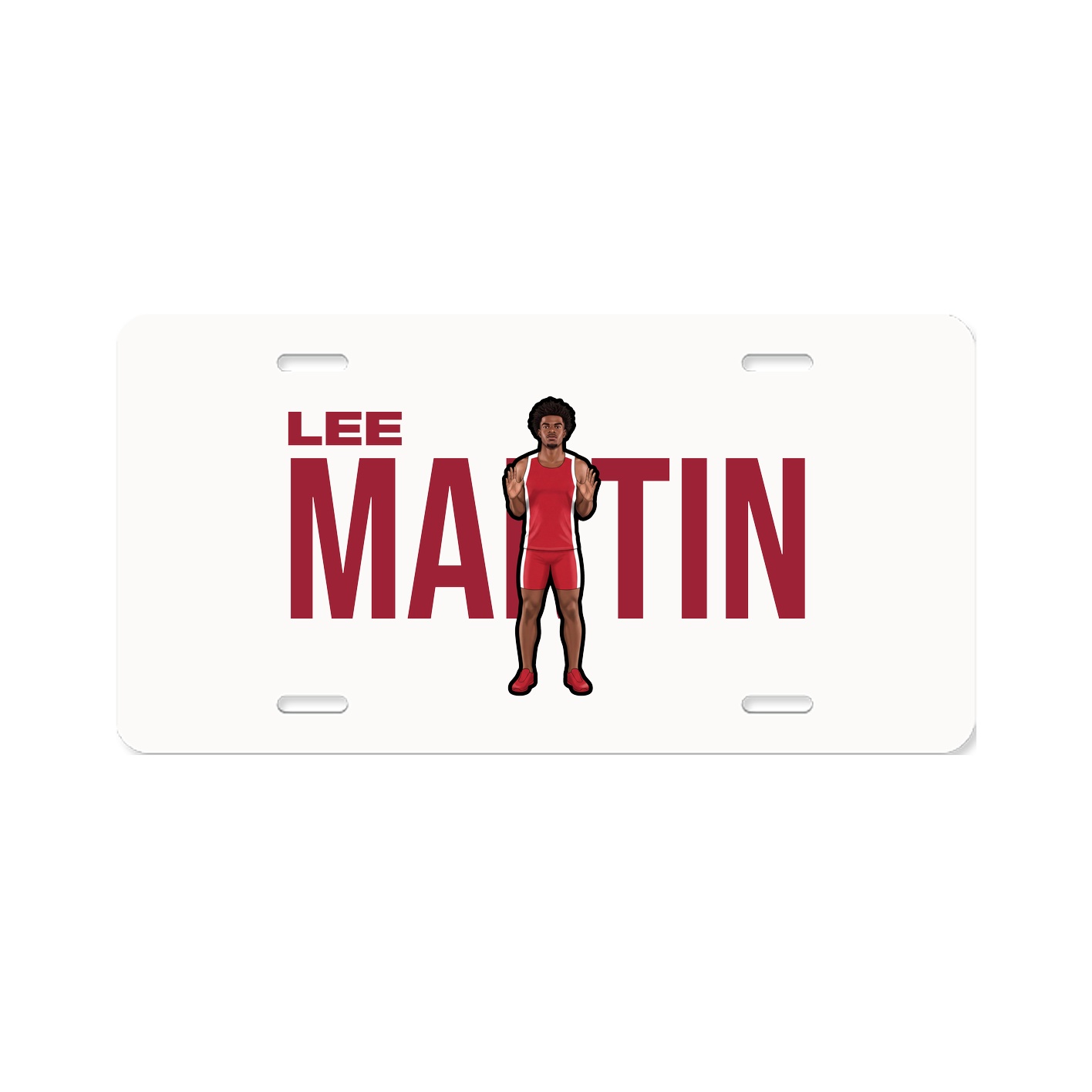License Plate — Player Name in Classic