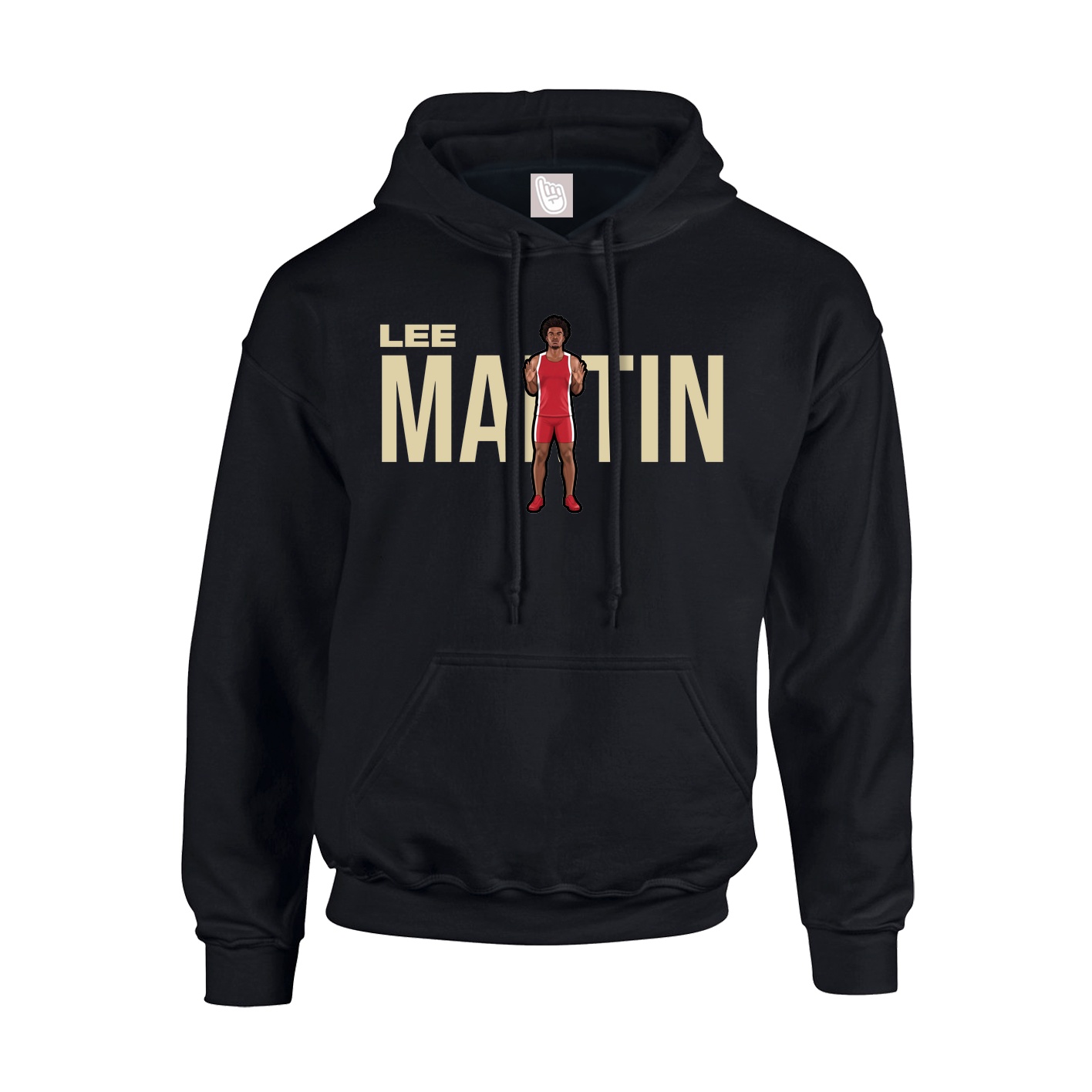 Youth Hoodie — Player Name in Black